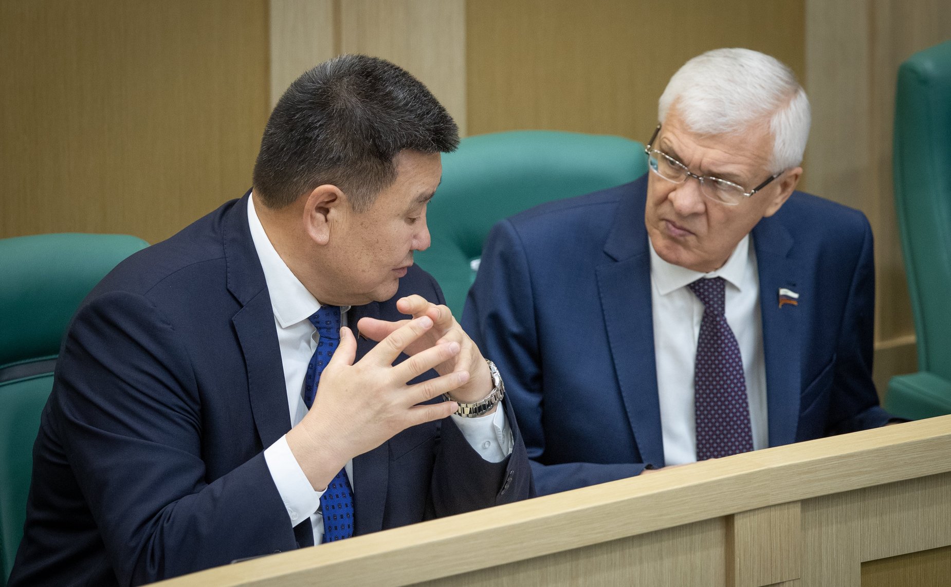 Вячеслав Мархаев и Сергей Брилка