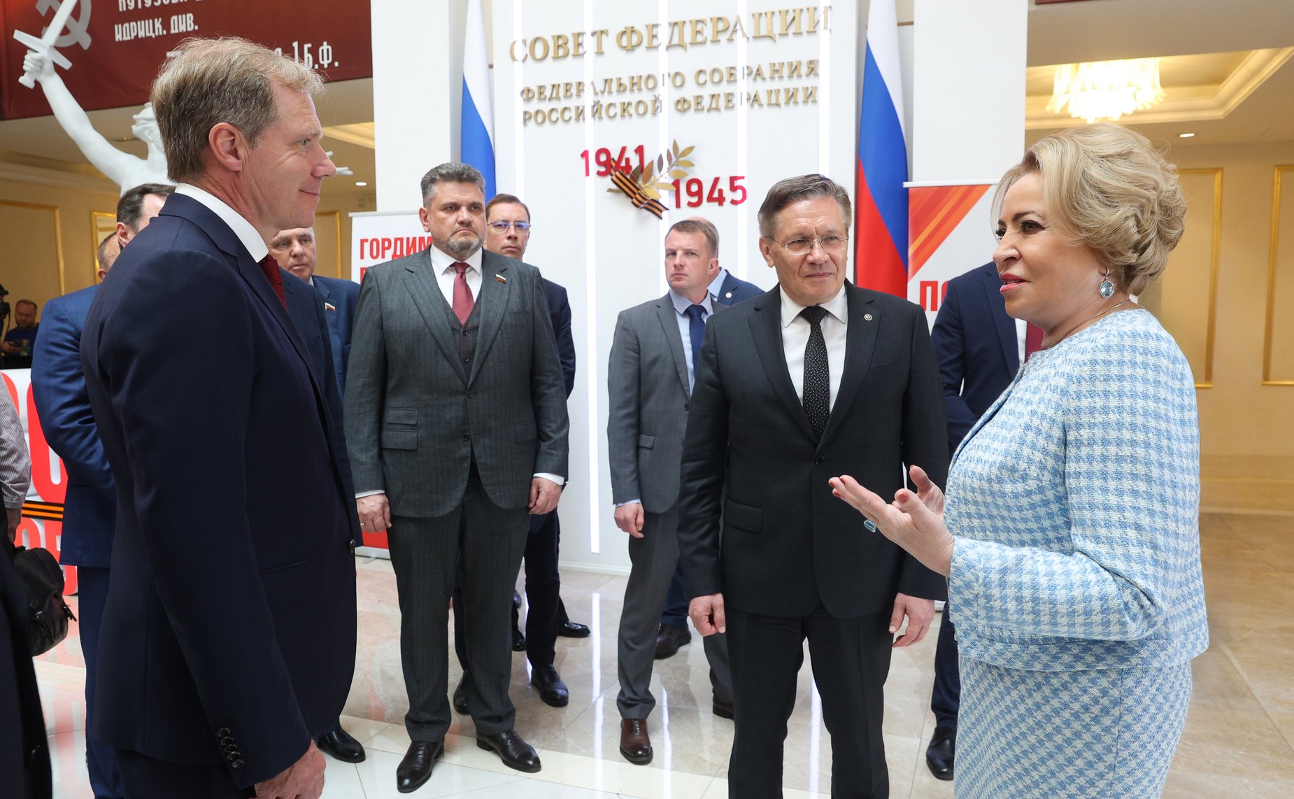 Открытие в Совете Федерации выставки «Гордость. Вдохновение. Мечта», посвященной 80-летию атомной промышленности