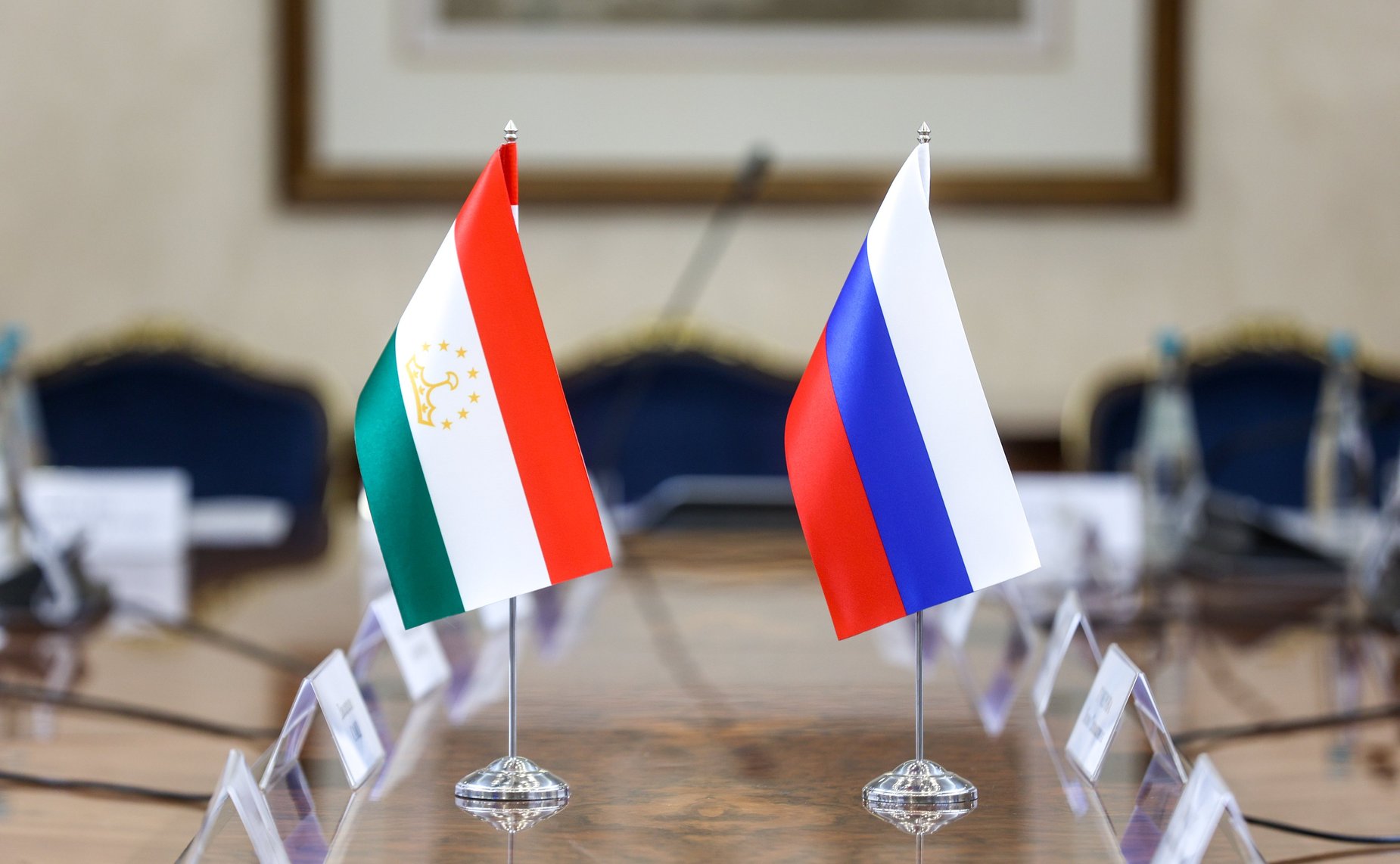 Заседание Комиссии по сотрудничеству Совета Федерации Федерального Собрания Российской Федерации и Маджлиси милли Маджлиси Оли Республики Таджикистан