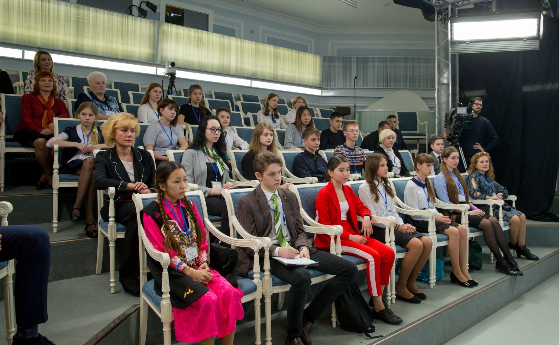 Встреча Л. Гумеровой с участниками XXVI Всероссийских юношеских чтений имени В.И. Вернадского