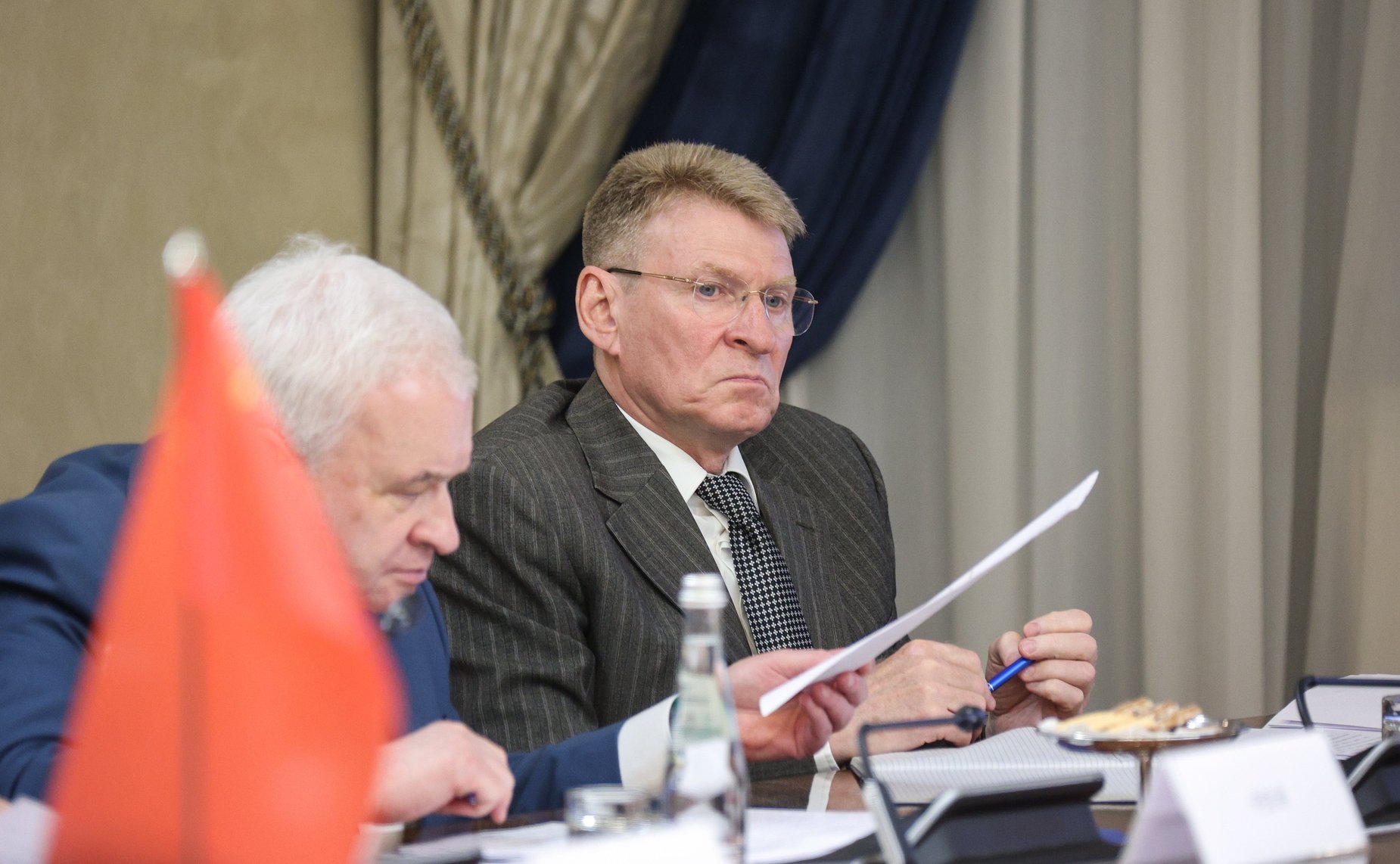 Встреча Председателя Совета Федерации Валентины Матвиенко с Генеральным прокурором Верховной народной прокуратуры Китайской Народной Республики Ин Юном