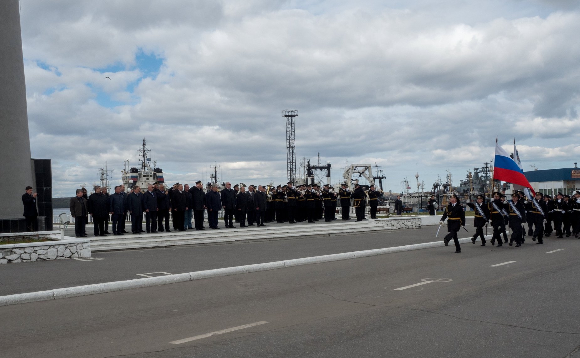 Выездное заседание Комитета СФ по обороне и безопасности в Гаджиево (Мурманская область)