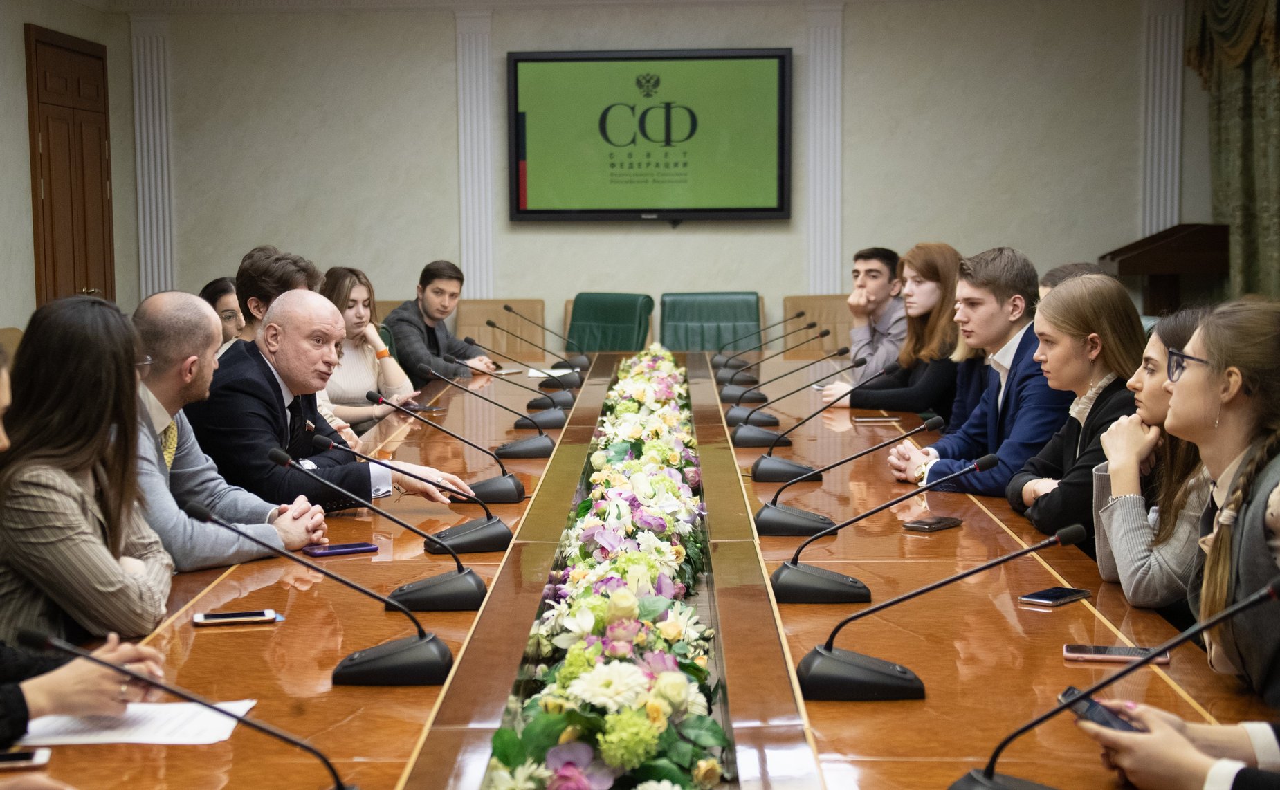 Встреча Андрея Клишаса со студентами Юридического института РУДН