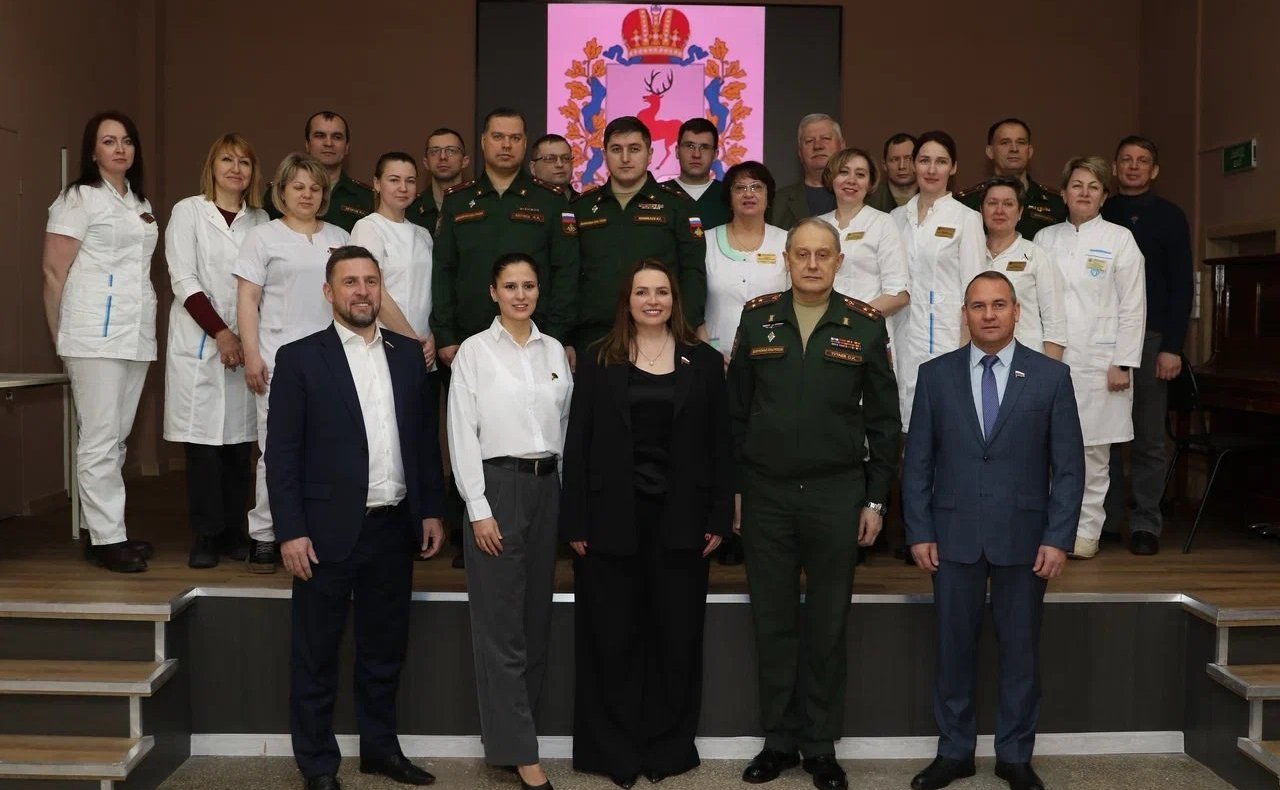 Ольга Щетинина в ходе региональной поездки приняла участие в передаче Нижегородскому военному госпиталю нового высокотехнологичного оборудования