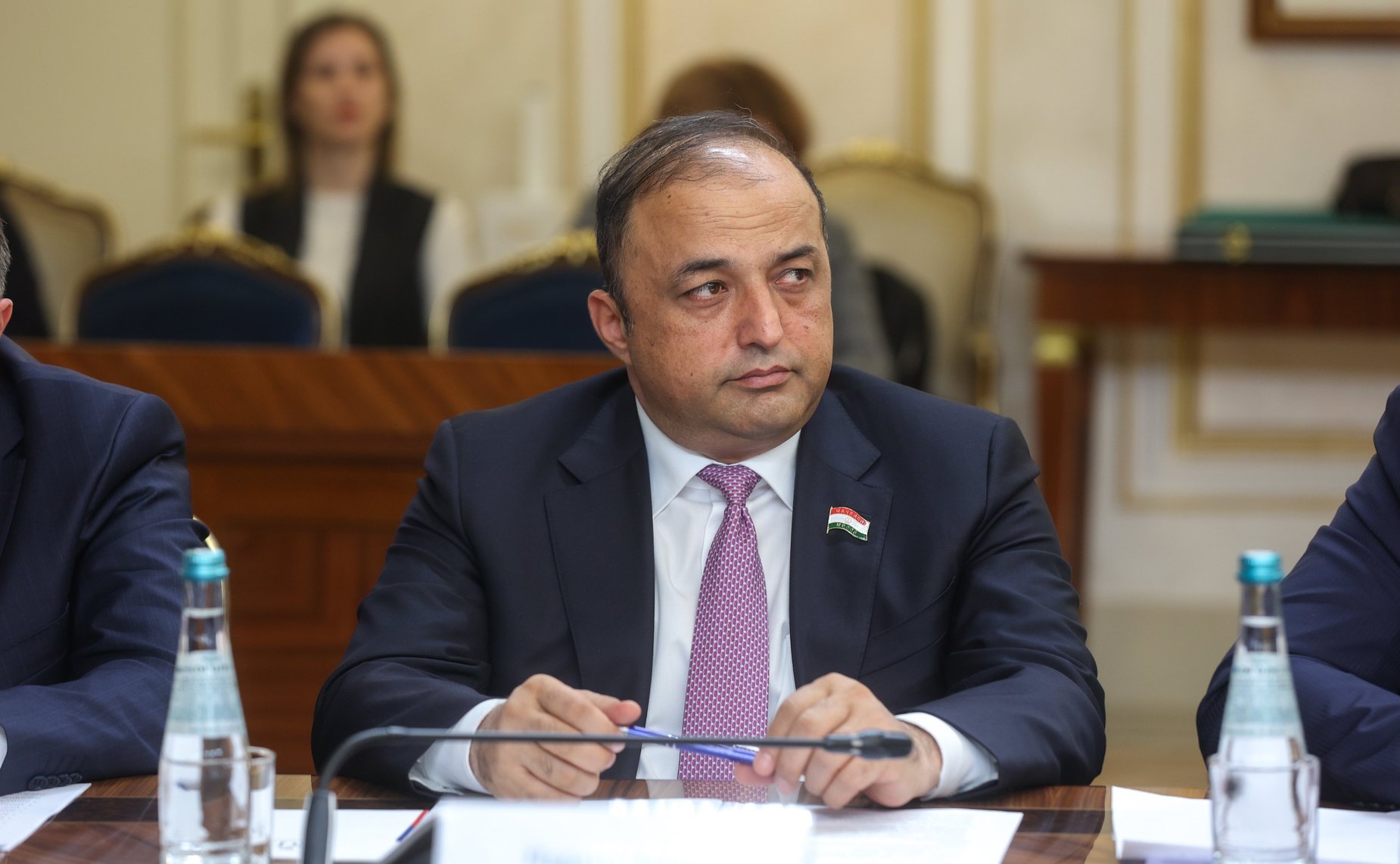 Заседание Комиссии по сотрудничеству Совета Федерации Федерального Собрания Российской Федерации и Маджлиси милли Маджлиси Оли Республики Таджикистан