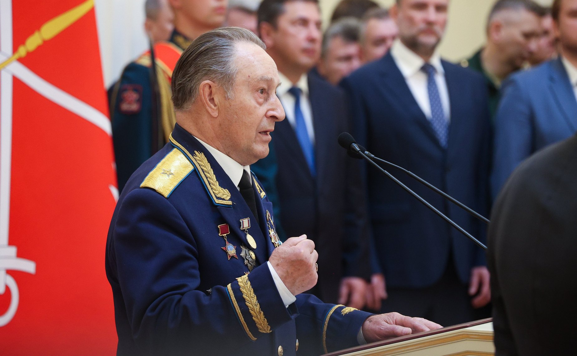 Церемония вручения знаков отличия «Почетный гражданин Санкт-Петербурга» в Мариинском дворце