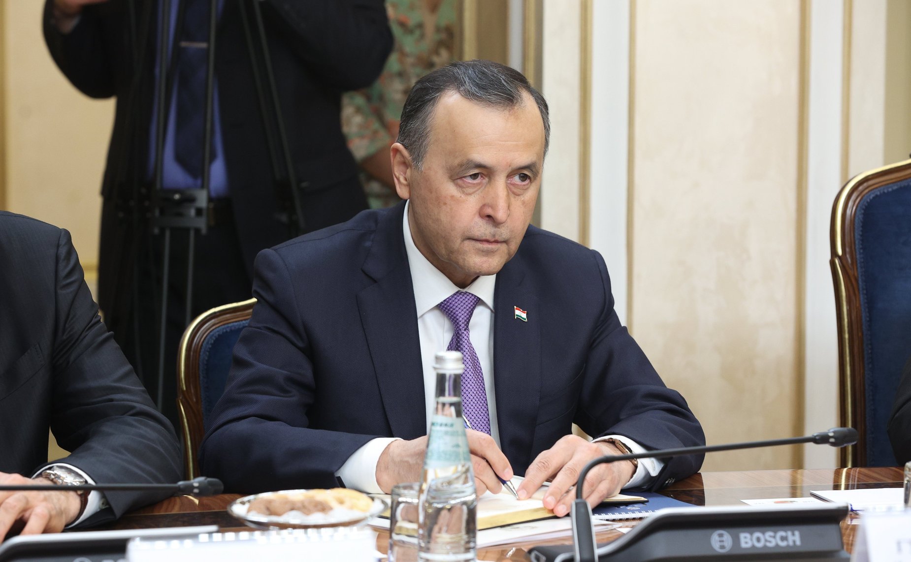Валентина Матвиенко обсудила с Председателем Маджлиси милли Маджлиси Оли Республики Таджикистан Рустами Эмомали