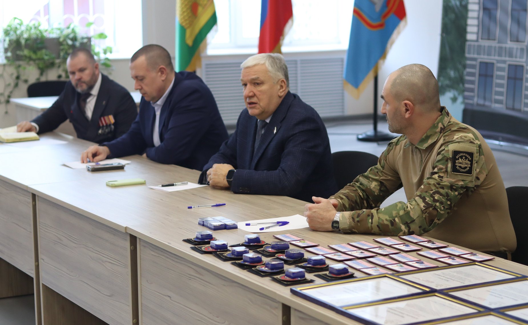 Михаил Белоусов встретился с членами региональной Ассоциации ветеранов специальной военной операции