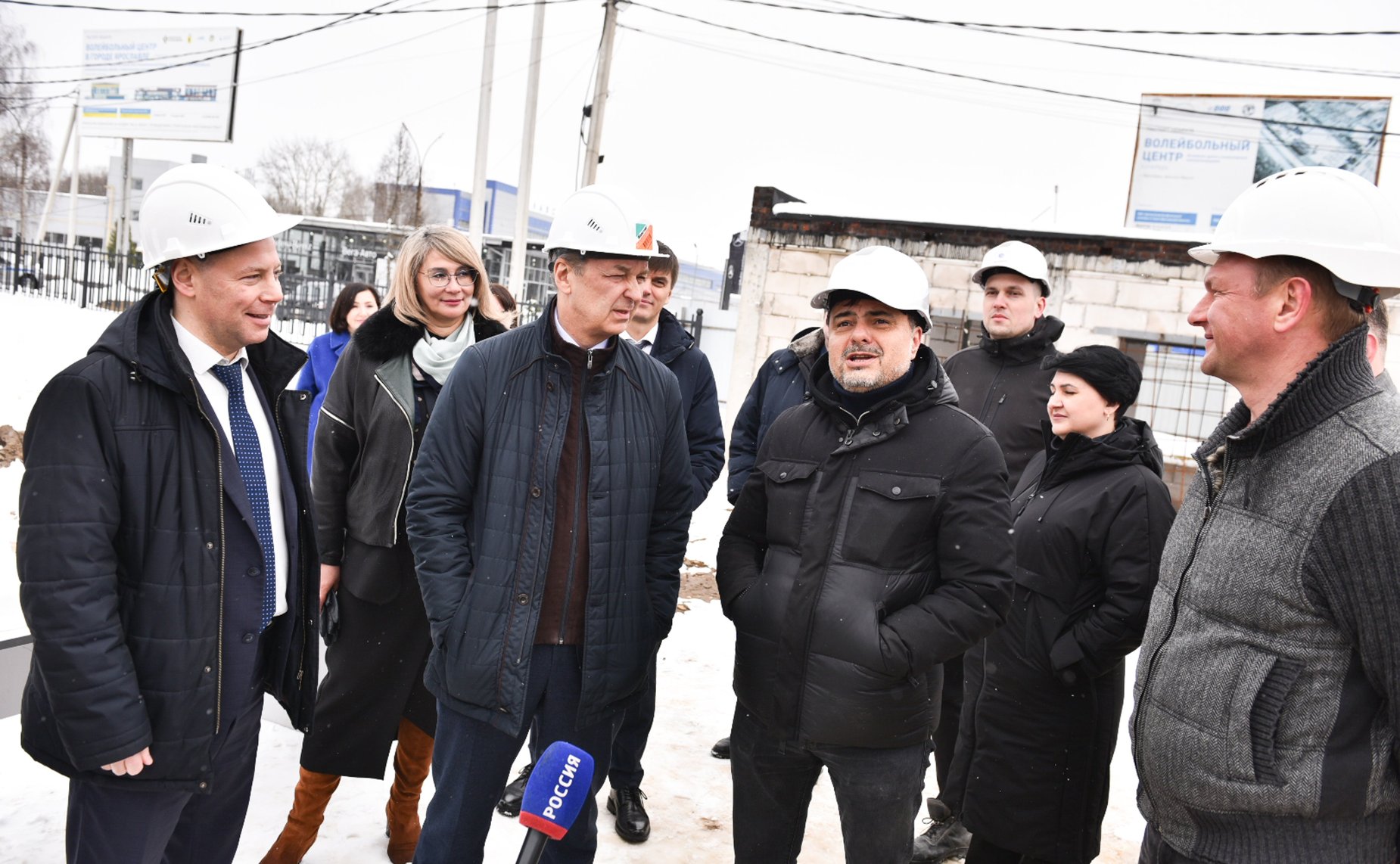 Андрей Яцкин посетил Волейбольный центр Ярославля