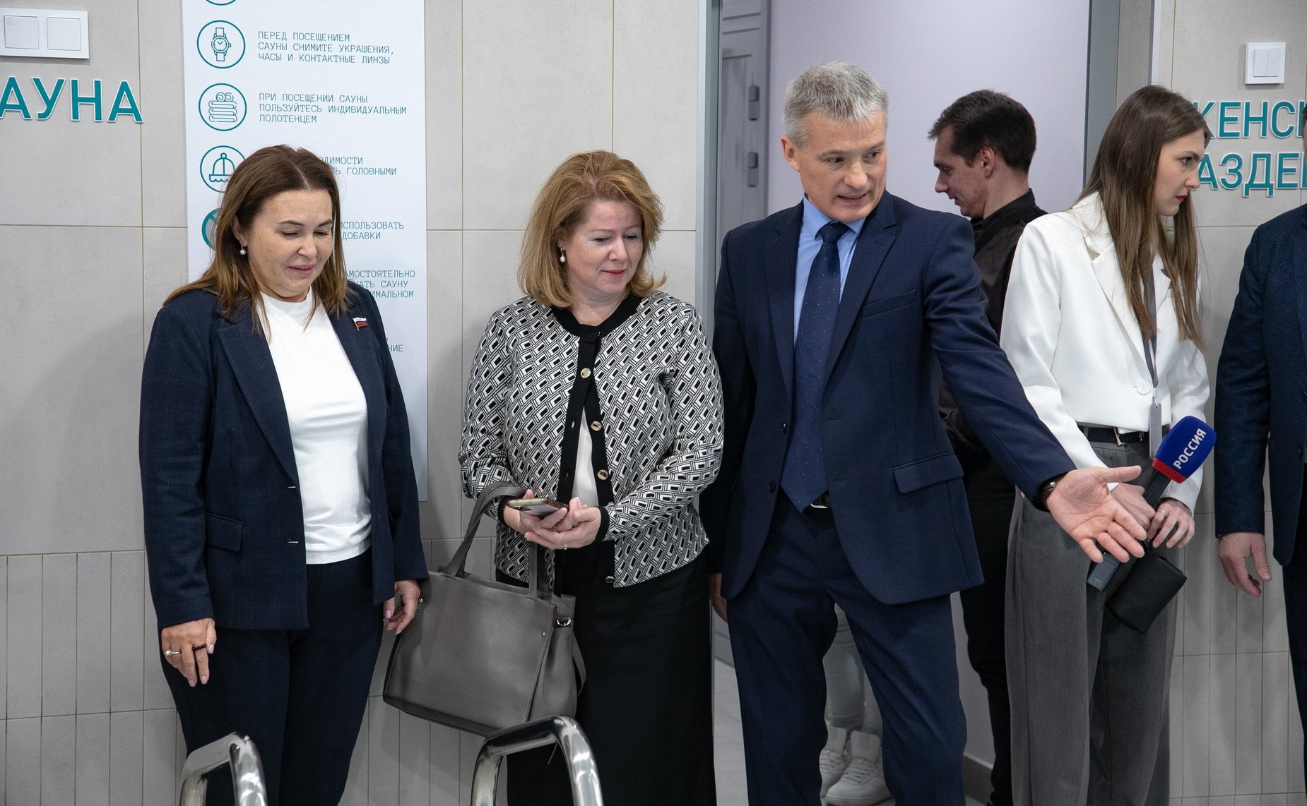 Сенаторы посетили Центр физкультурной и спортивной работы «Олимпия» Тюменского муниципального района