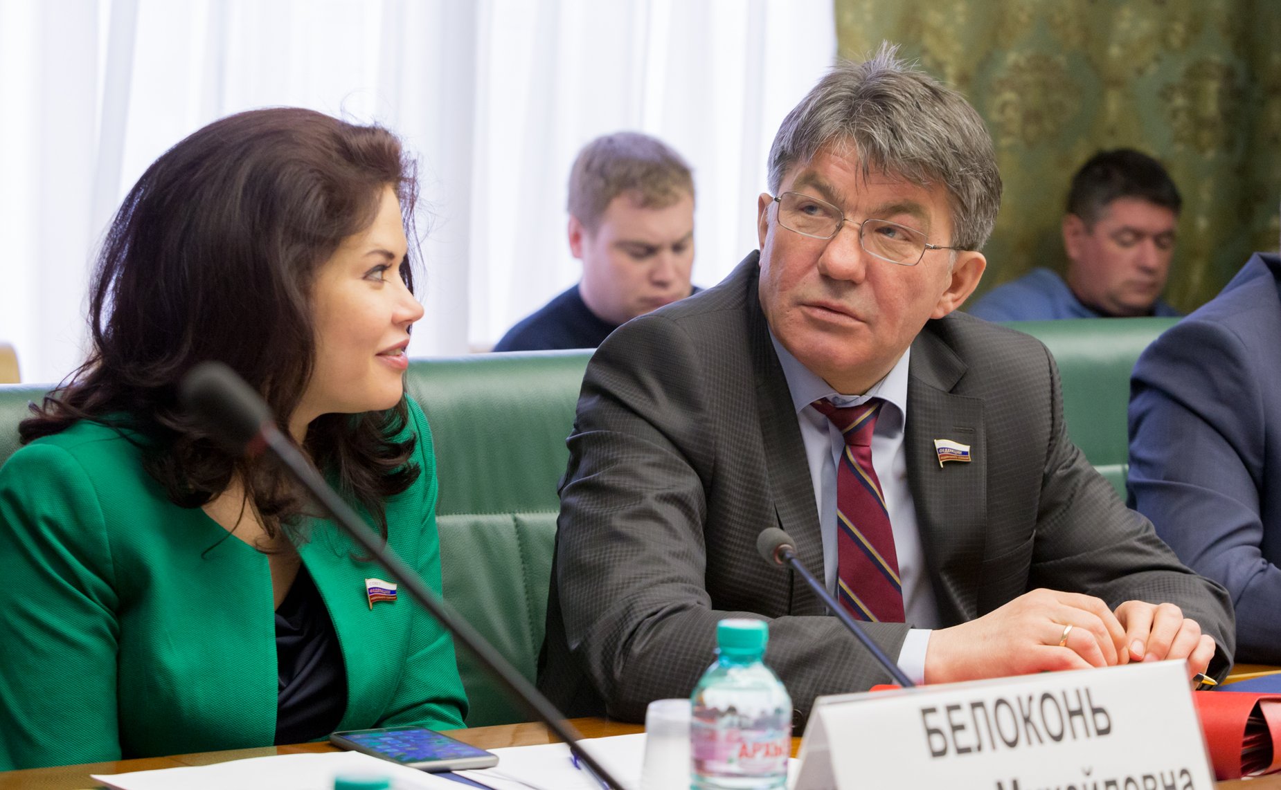 Телемост городов-героев о подготовке к празднованию 70-й годовщины Победы Белоконь, Озеров