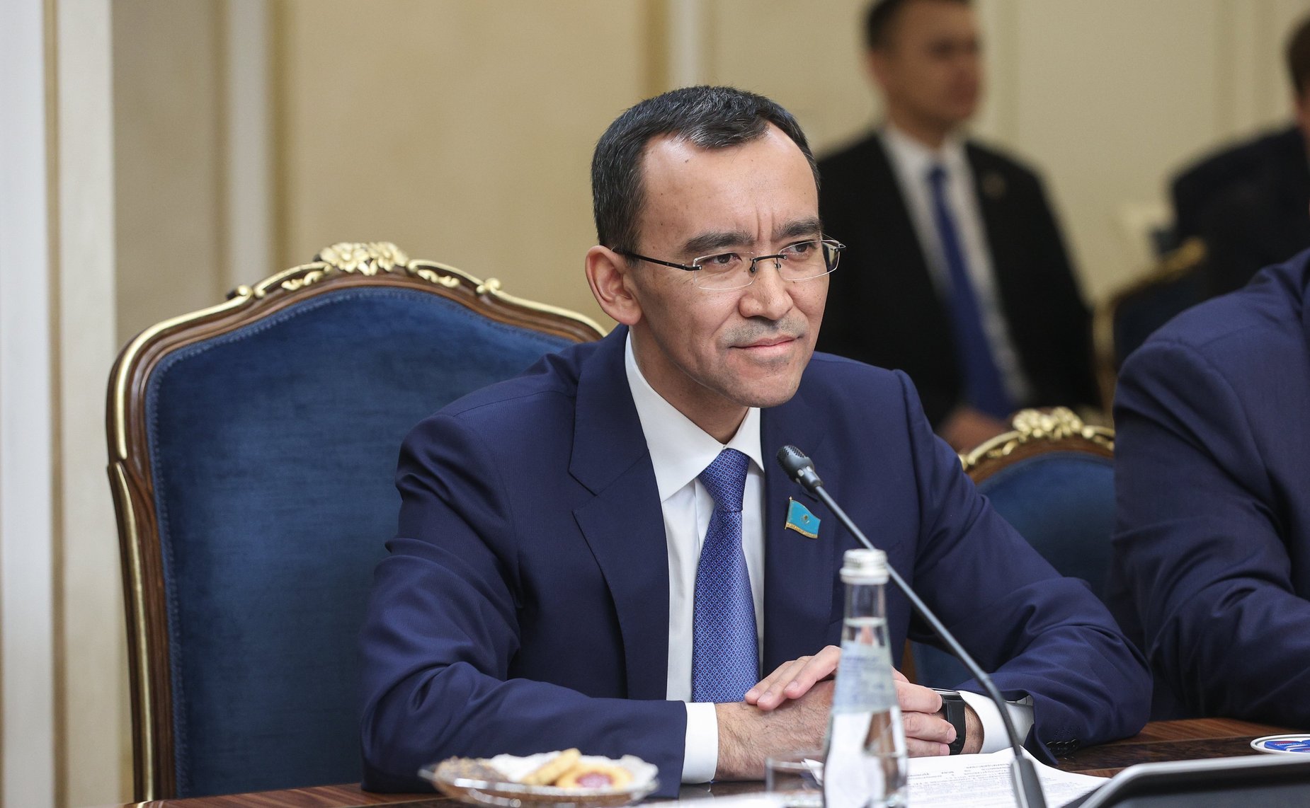 Встреча Председателя Совета Федерации Валентины Матвиенко с Председателем Сената Парламента Республики Казахстан Мауленом Ашимбаевым