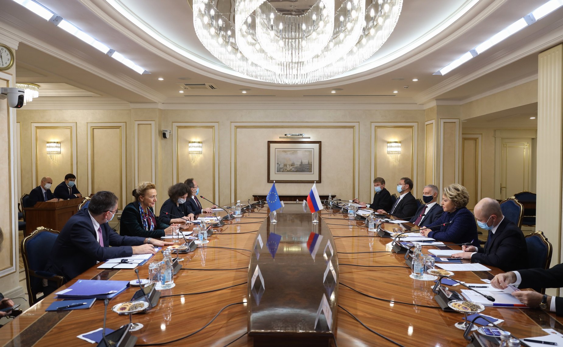 Встреча Валентины Матвиенко с Генеральным секретарем Совета Европы Марией Пейчинович-Бурич