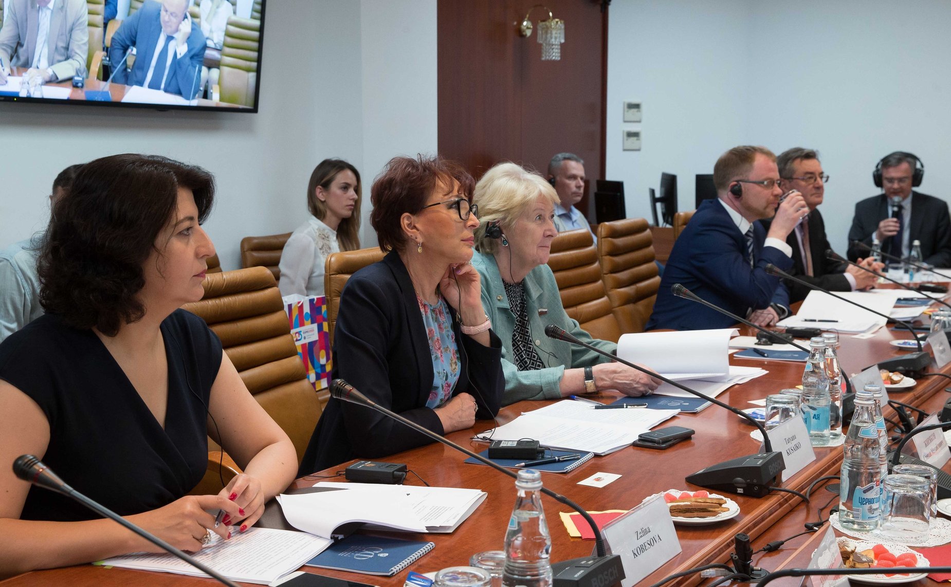 Видеоконференция между членами группы по сотрудничеству Совета Федерации и Сената Федерального парламента Королевства Бельгия