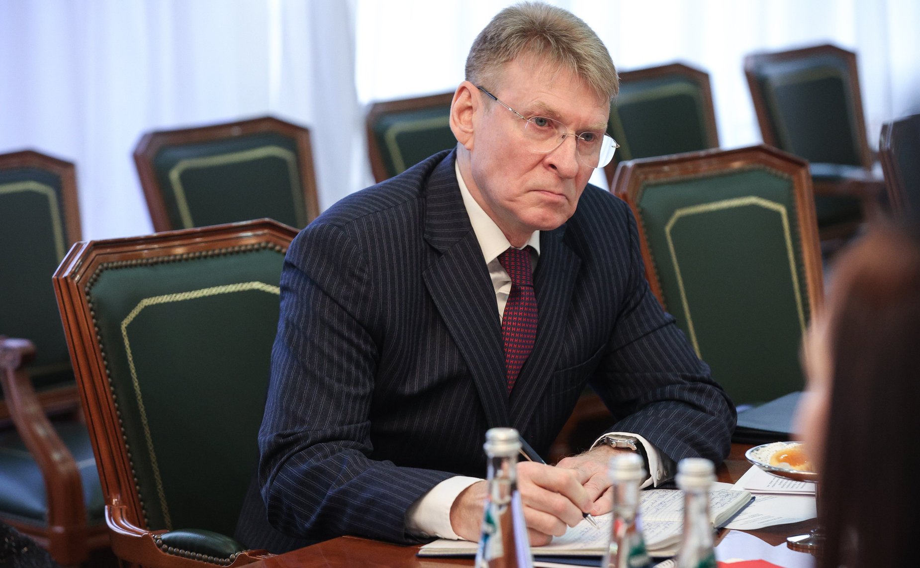 Валентина Матвиенко провела встречу с главой (башканом) автономного территориального образования Гагаузия Республики Молдова Евгенией Гуцул и главой Народного собрания Гагаузии Дмитрием Константиновым