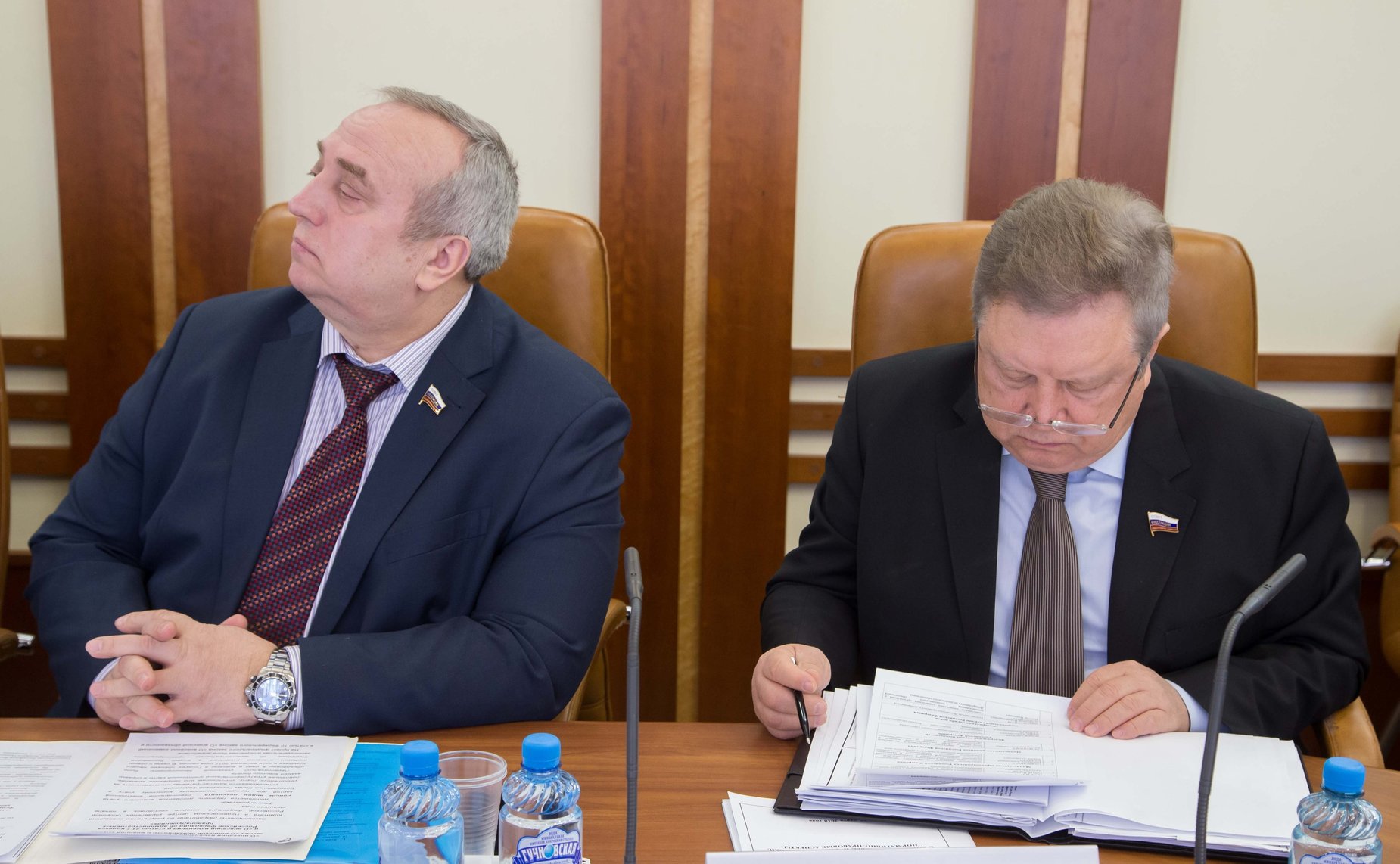 Ф. Клинцевич и Е. Серебренников