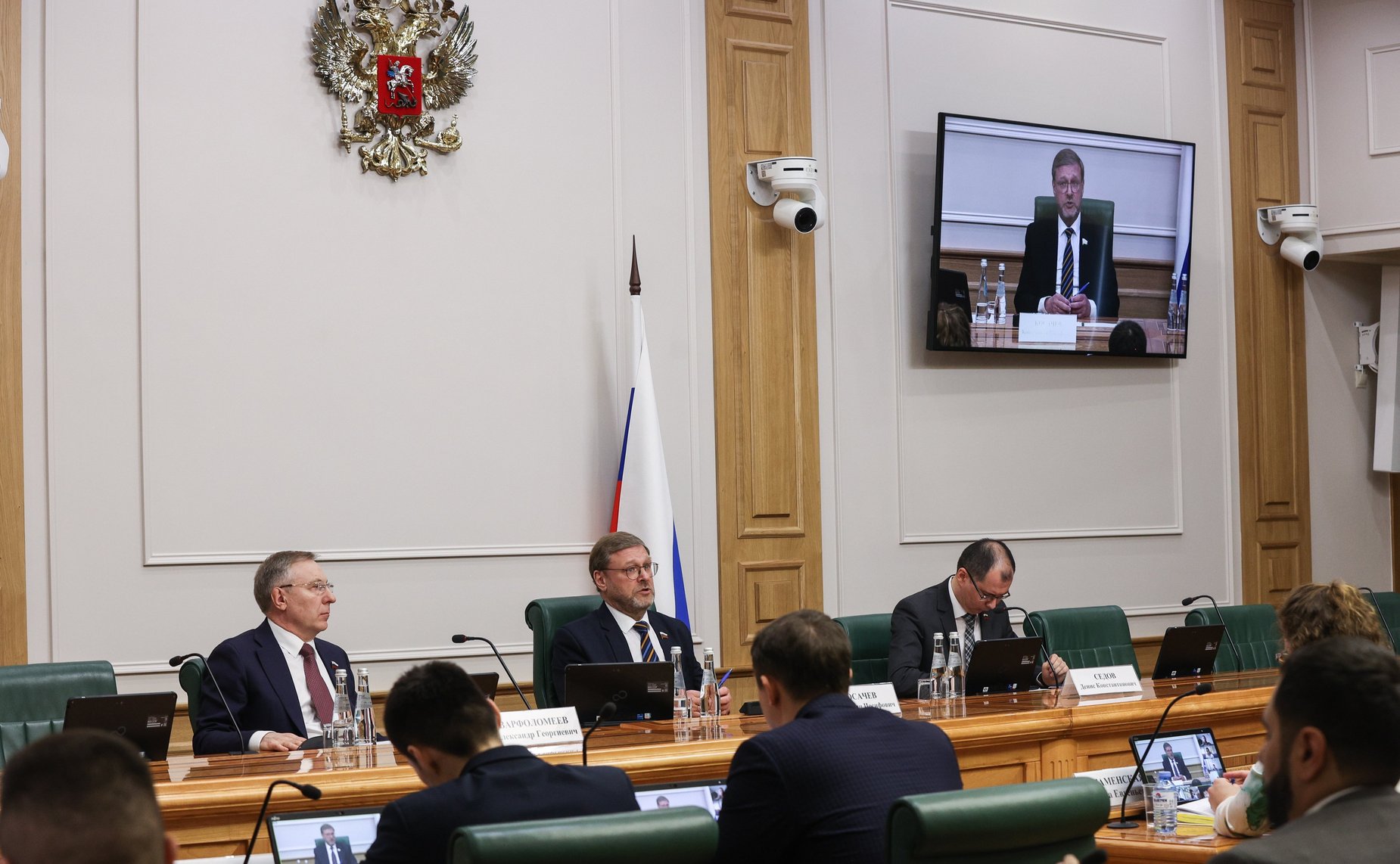 Встреча заместителя Председателя СФ Константина Косачева с членами Палаты молодых законодателей при СФ