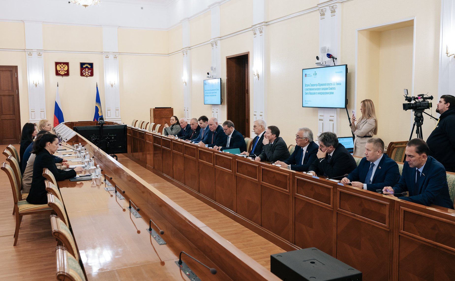 Встреча сенаторов с губернатором Мурманской области