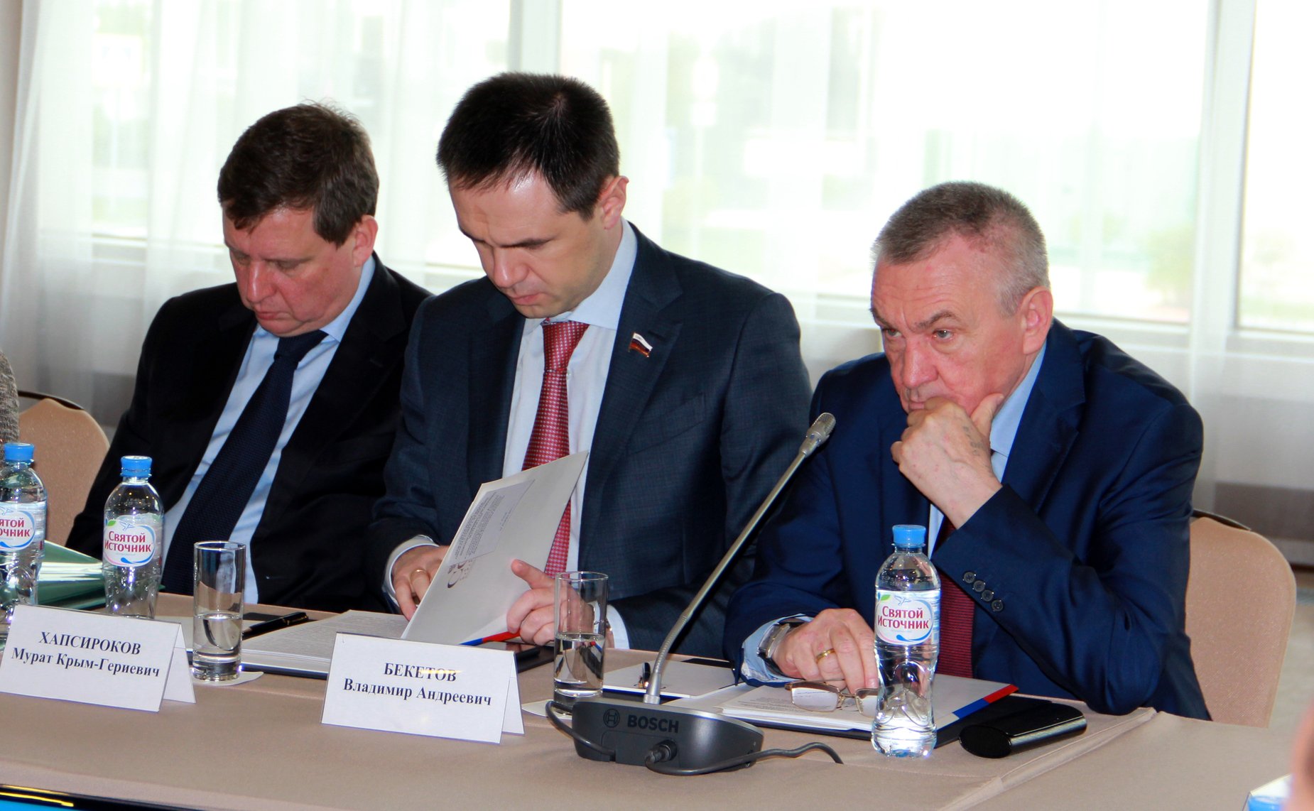 А. Епишин, М. Хапсироков и В. Бекетов