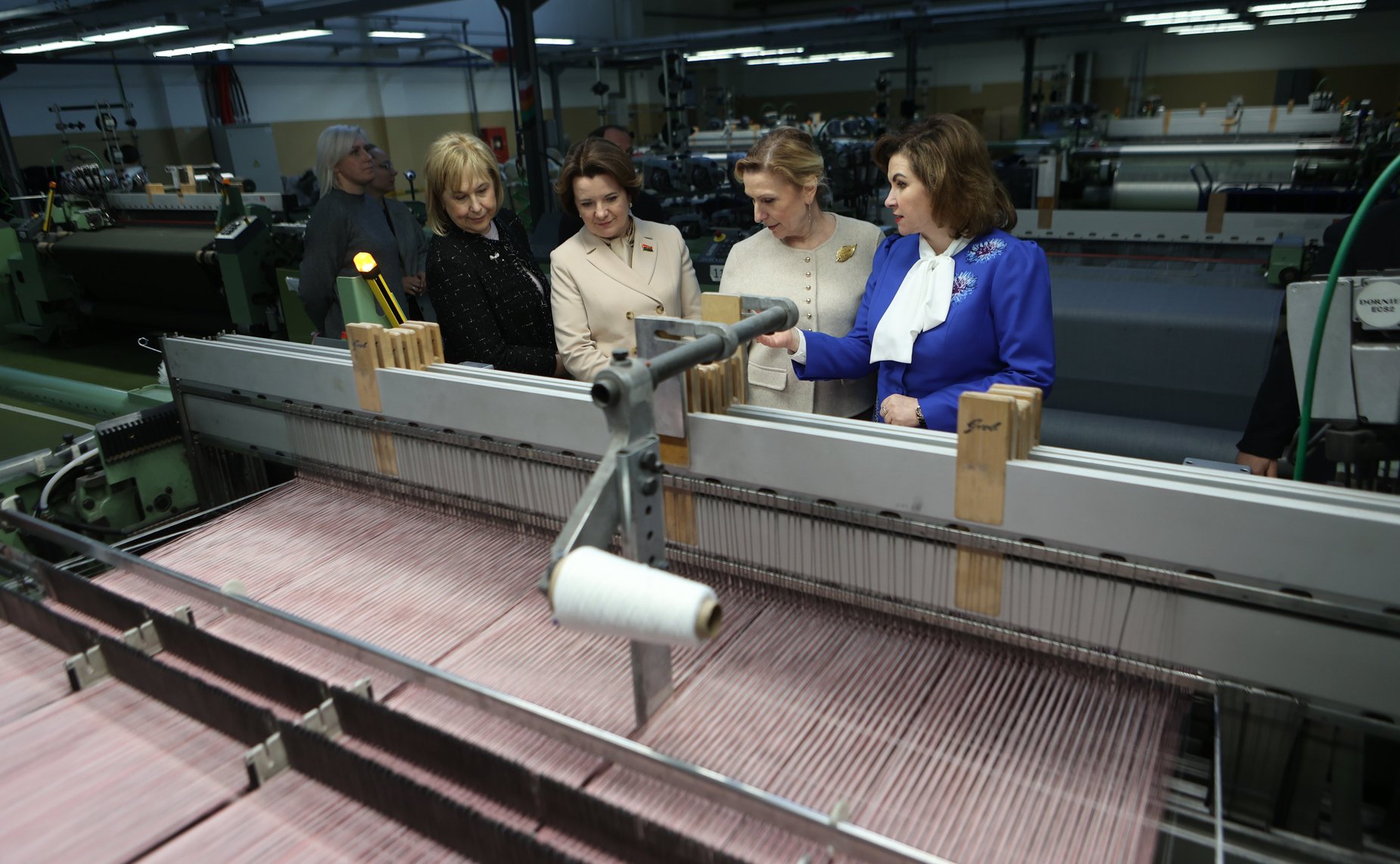 Заместитель Председателя Совета Федерации Инна Святенко посетила предприятие «Камволь»