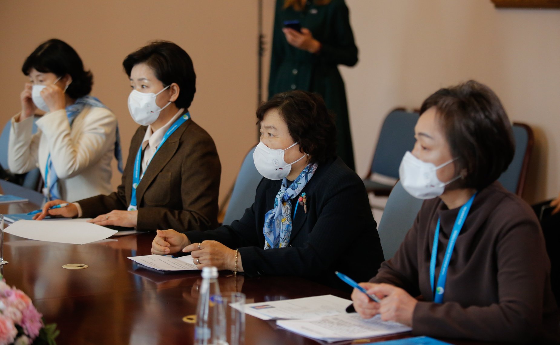 Встреча председателя Комитета СФ по международным делам Григория Карасина с членом Национального собрания Республики Корея, руководителем исследовательского центра «За демократию и процветание государства» Ин Чже Гын