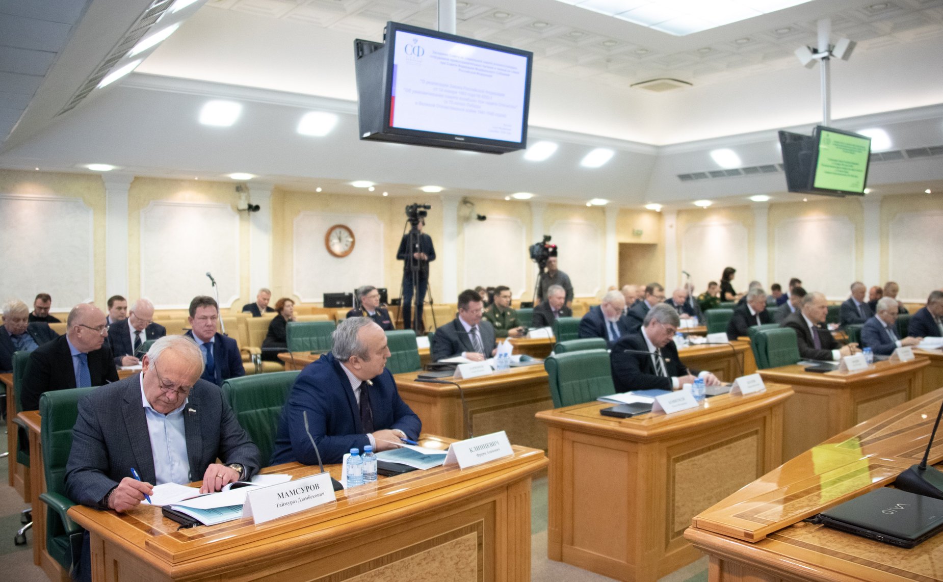 Заседание Совета по социальной защите военнослужащих, сотрудников правоохранительных органов и членов их семей