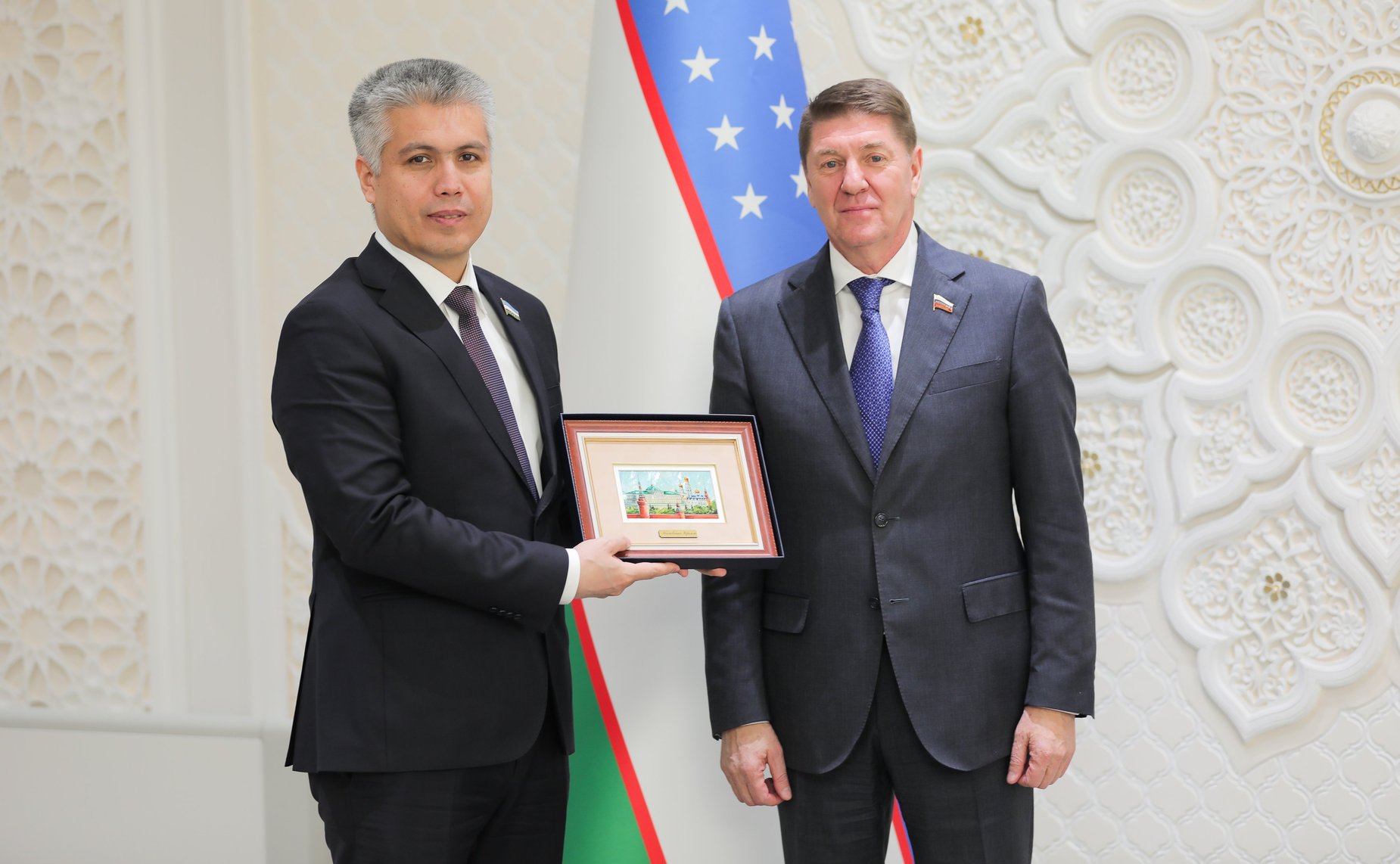 Андрей Шевченко провел беседу с заместителем Председателя Законодательной палаты Олий Мажлиса Республики Узбекистан Рахимом Хакимовым