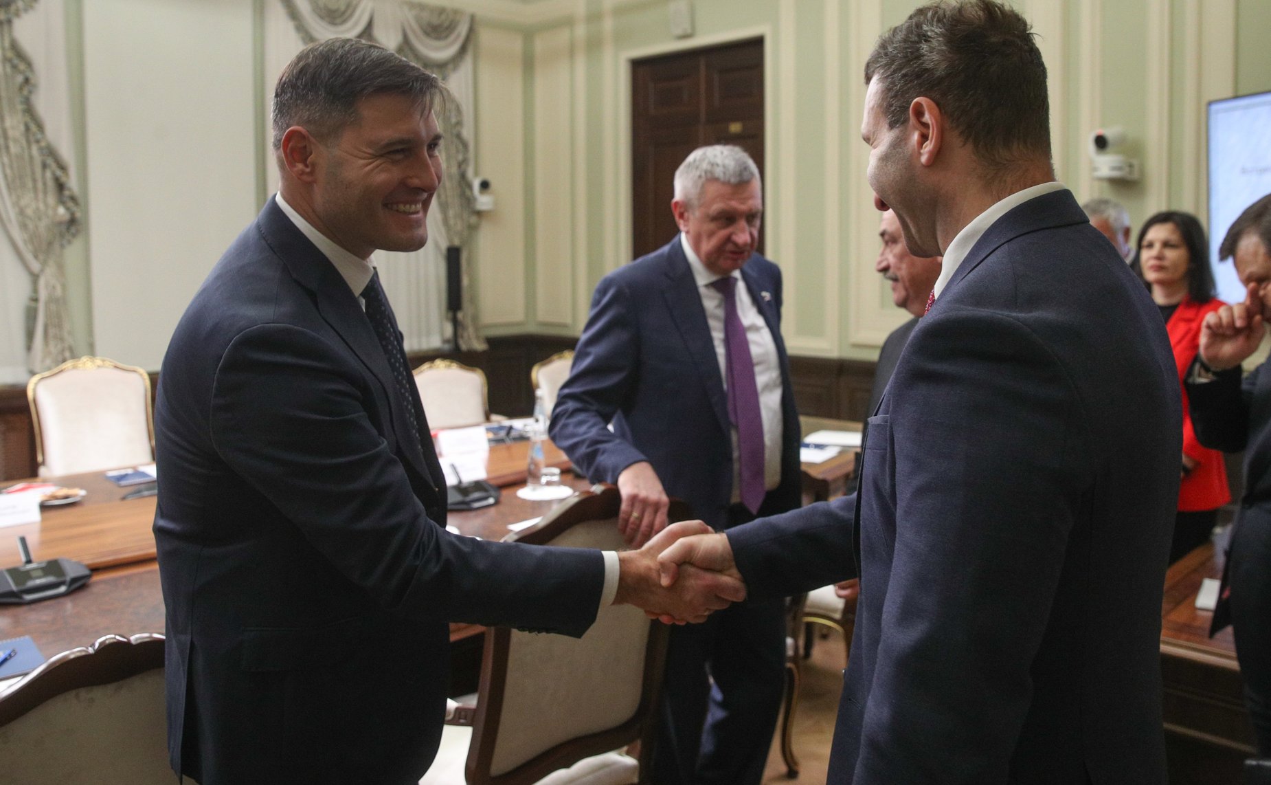 Председатель Комитета СФ по обороне и безопасности Виктор Бондарев провел встречу с Председателем Верховного Совета Приднестровской Молдавской Республики Александром Коршуновым