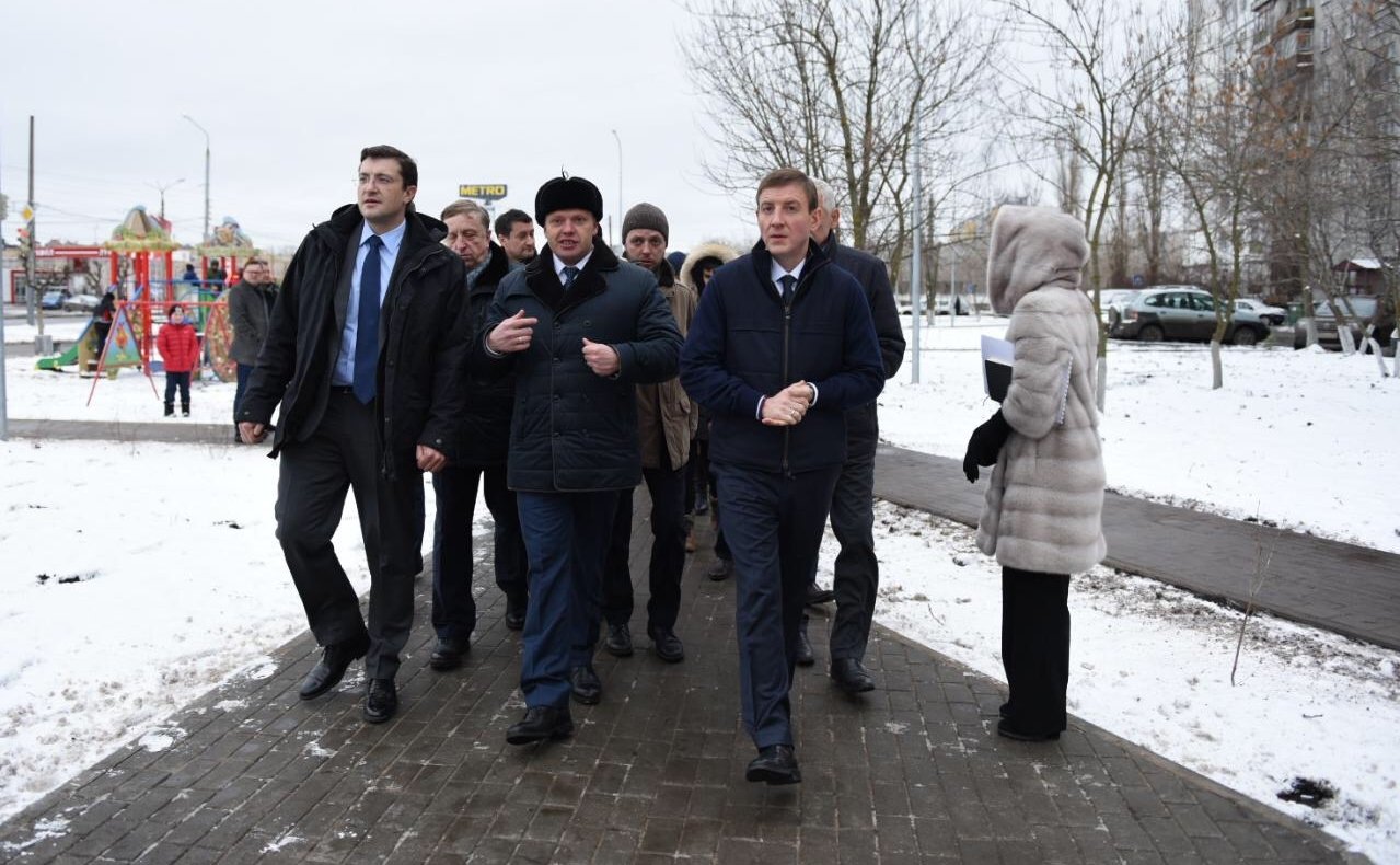 Андрей Турчак и Глеб Никитин побывали в Канавинском районе