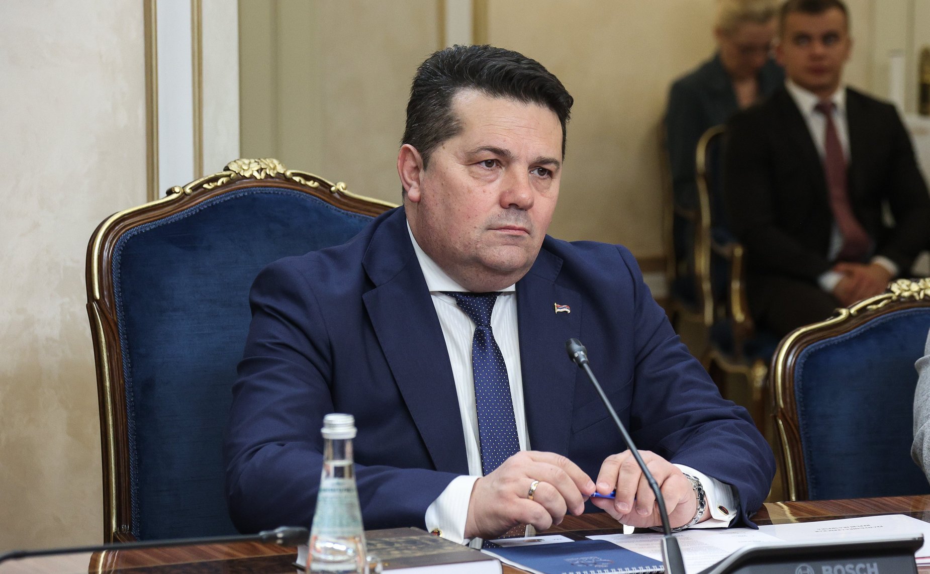 Валентина Матвиенко провела встречу с Председателем Народной скупщины Республики Сербской Ненадом Стевандичем