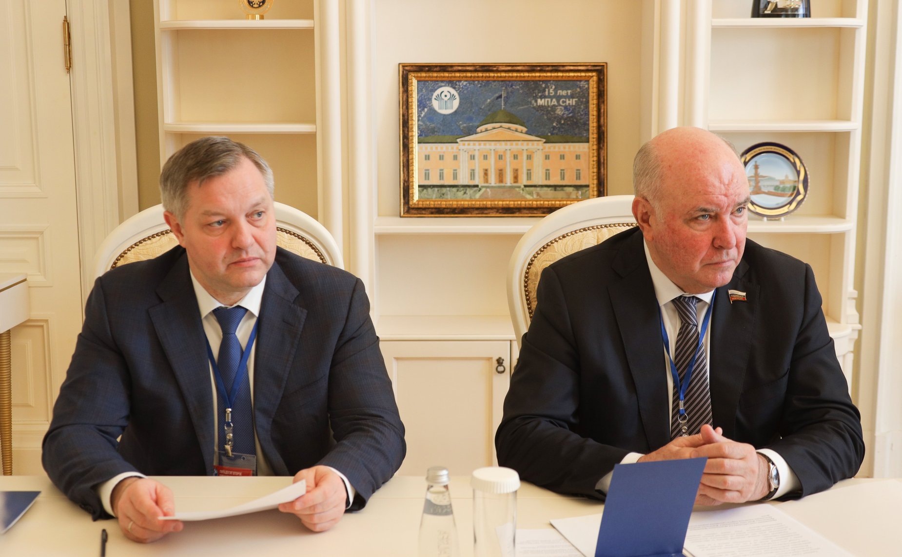 Встреча Председателя Совета МПА СНГ, Председателя СФ Валентины Матвиенко с Председателем Милли Меджлиса Азербайджанской Республики Сахибой Гафаровой