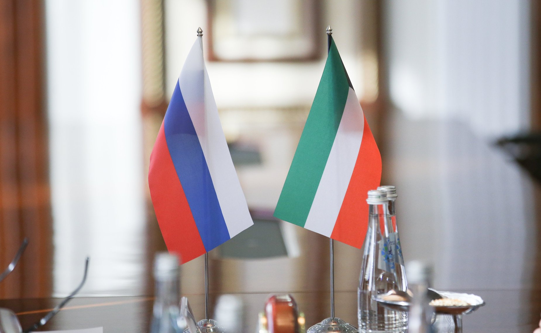 Встреча председателя Комитета Совета Федерации по международным делам Григория Карасина с Чрезвычайным и Полномочным Послом Государства Кувейт в РФ