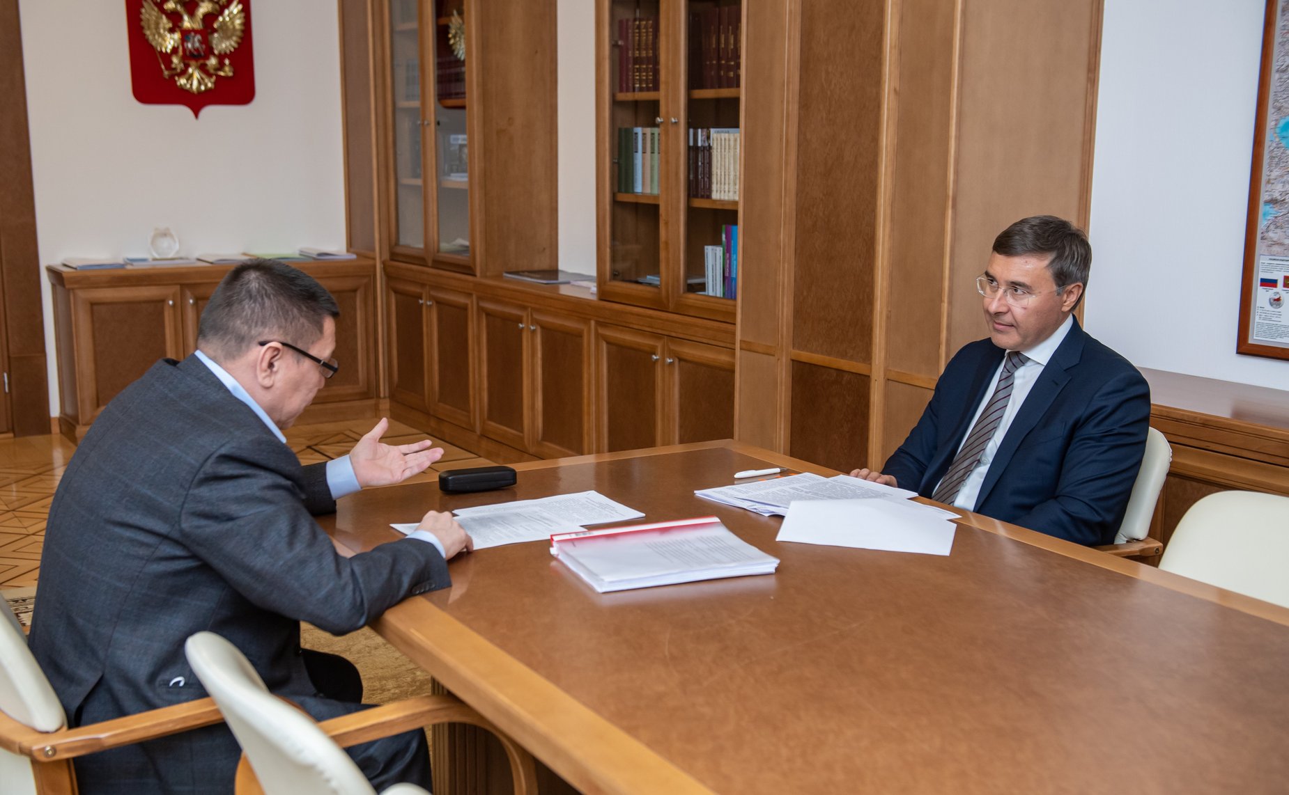 Встреча Григория Ледкова с Министром науки и высшего образования РФ Валерием Фальковым