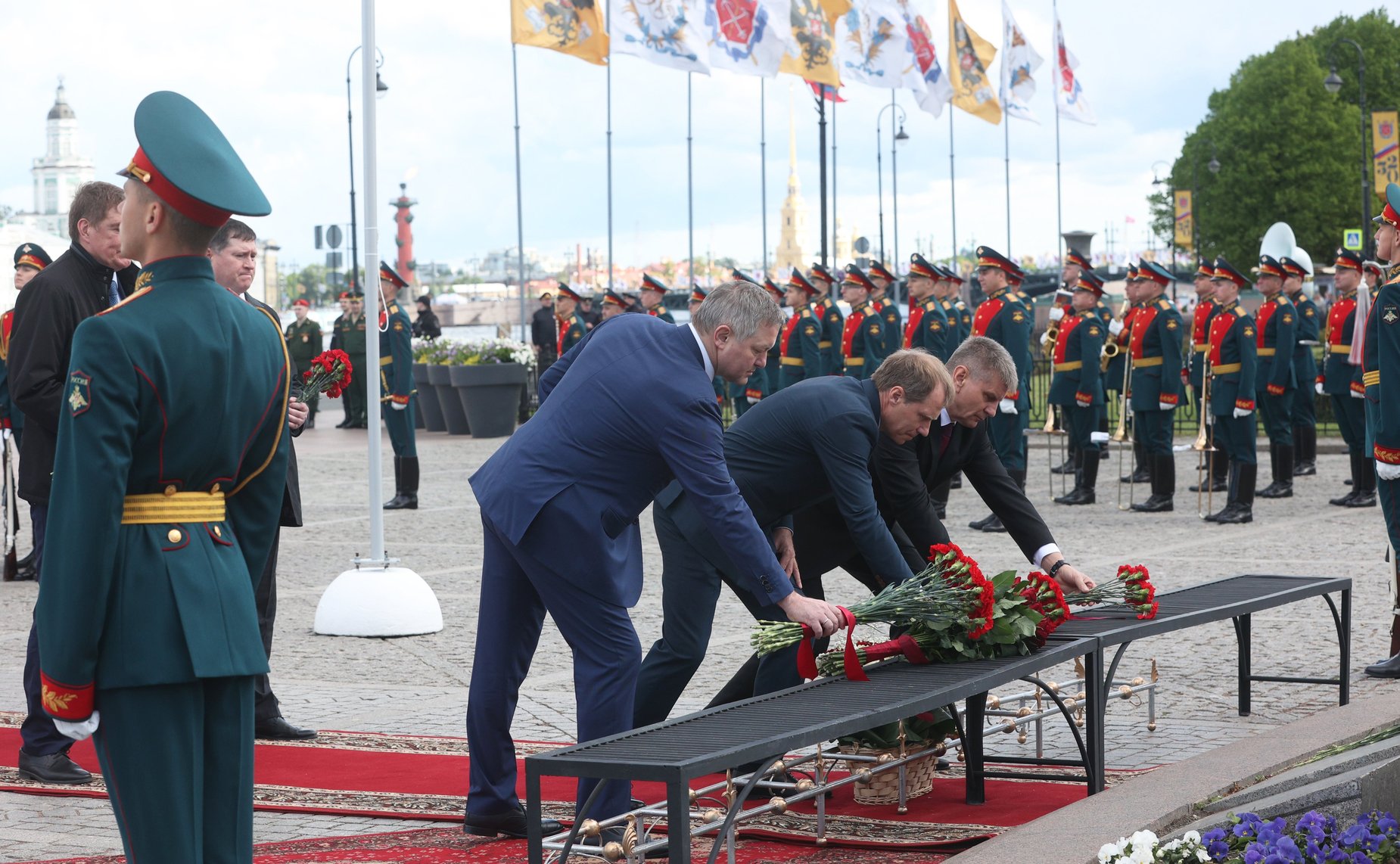 Валентина Матвиенко приняла участие в торжественных мероприятиях в честь 320-летия Санкт-Петербурга