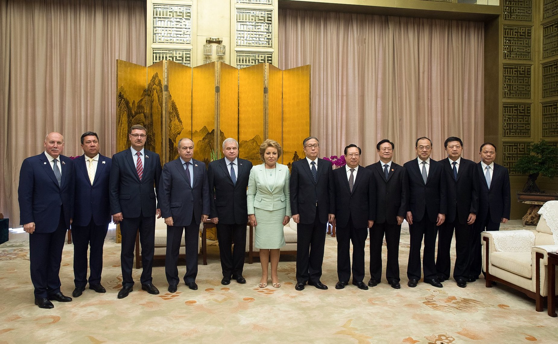 Делегация Совета Федерации и китайские коллеги