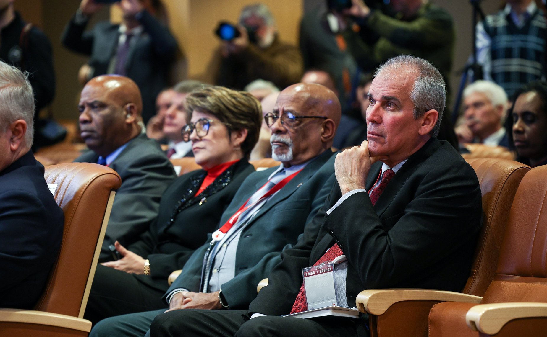 Председатель Совета Федерации Валентина Матвиенко, Президент Кубы Мигель Марио Диас-Канель и Председатель Московской городской Думы Алексей Шапошников открыли фотовыставку, посвящённую 65-летию восстановления российско-кубинских дипломатических отношений