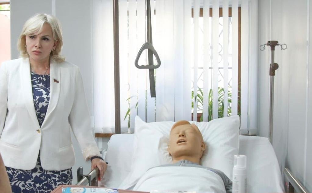 Ольга Ковитиди посетила крымский филиал Государственного фонда поддержки участников специальной военной операции «Защитники Отечества»