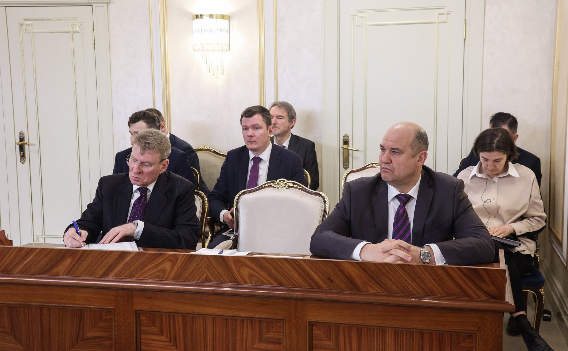 Встреча Председателя Совета Федерации Валентины Матвиенко с председателями комитетов по международным делам парламентов (палат парламентов) стран БРИКС