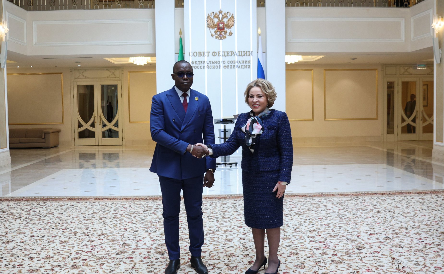 Встреча Председателя Совета Федерации Валентины Матвиенко с Председателем Национального переходного совета Республики Мали