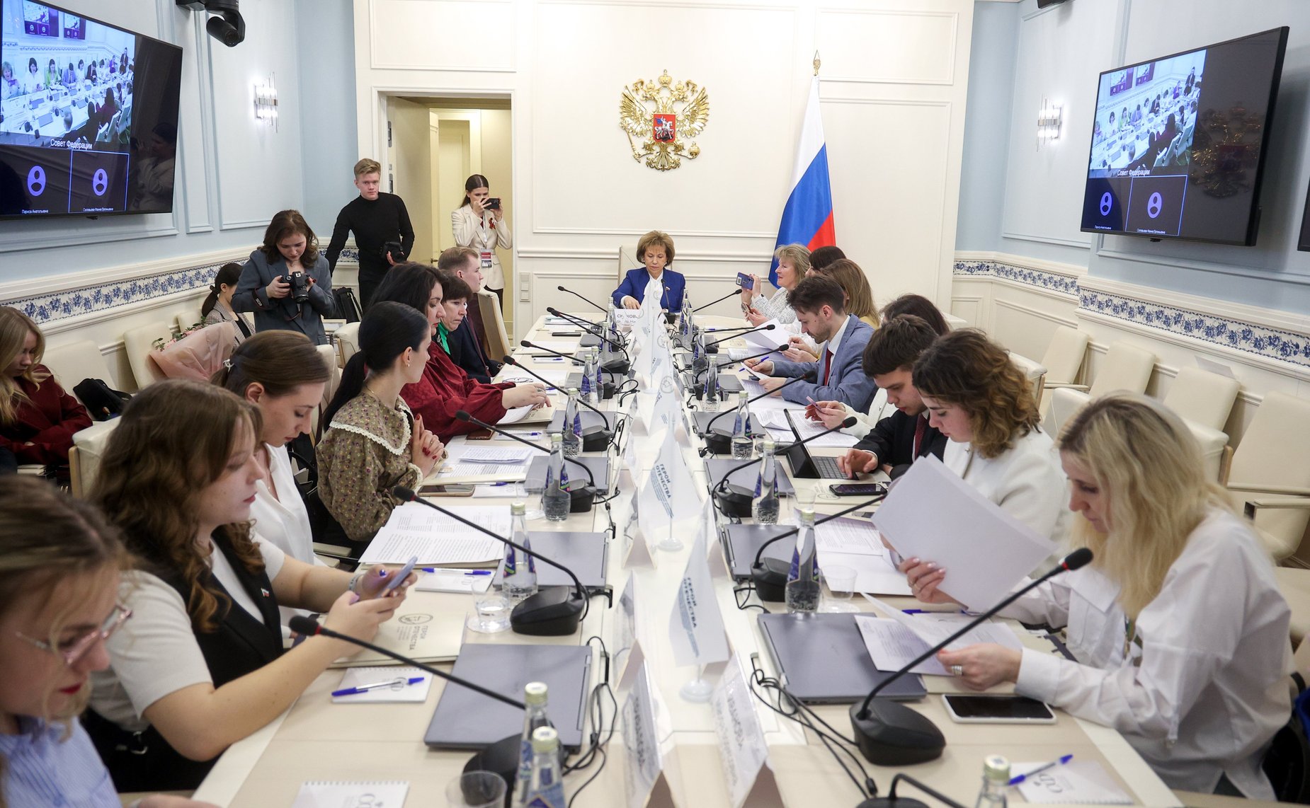 Рабочая встреча Людмилы Скаковской с членами АНО «Герои Отечества», посвященная реализации мероприятий, приуроченных к 80-летию Великой Победы