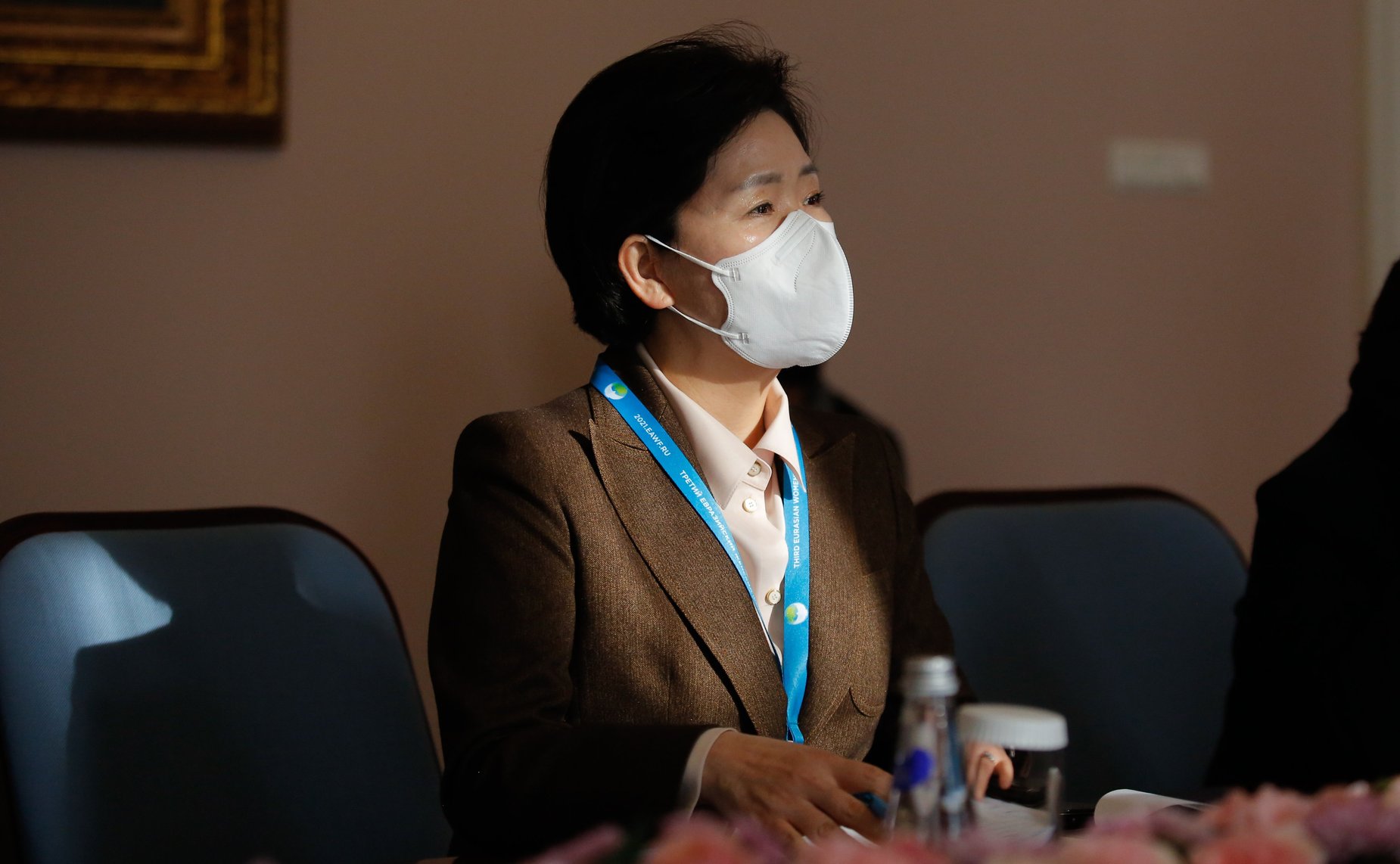 Встреча председателя Комитета СФ по международным делам Григория Карасина с членом Национального собрания Республики Корея, руководителем исследовательского центра «За демократию и процветание государства» Ин Чже Гын