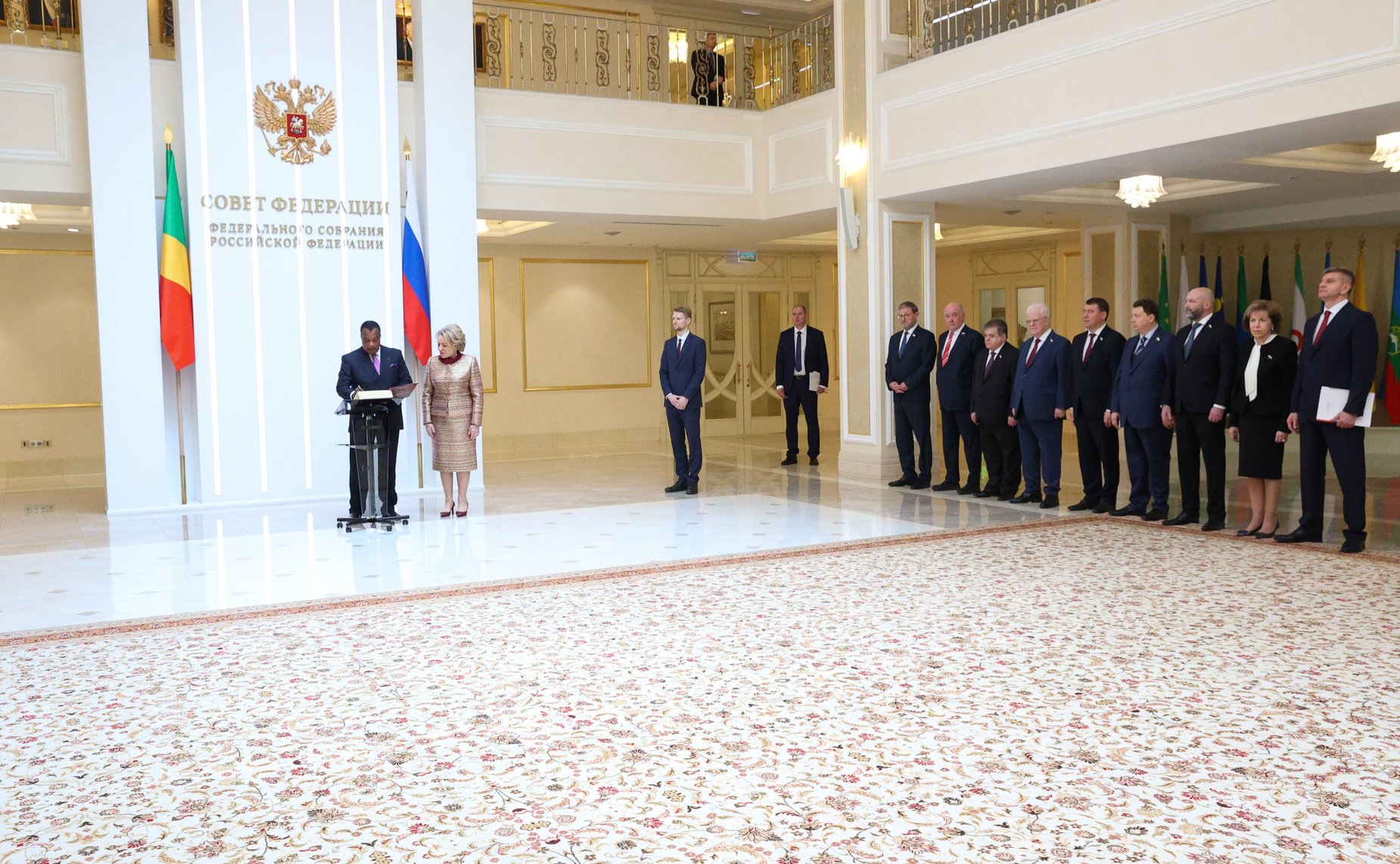 Встреча Председателя Совета Федерации Валентины Матвиенко с Президентом Республики Конго Дени Сассу-Нгессо