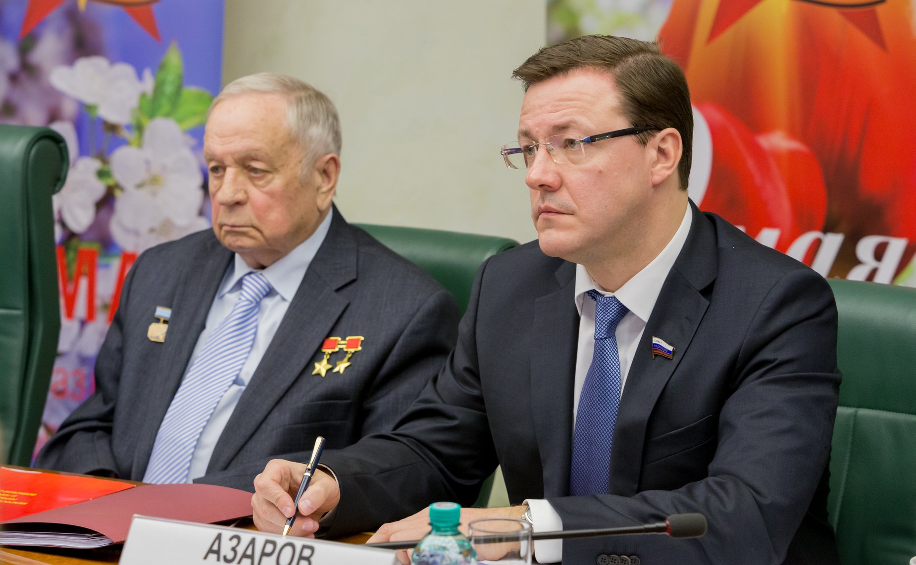 Телемост городов-героев о подготовке к празднованию 70-й годовщины Победы Азаров