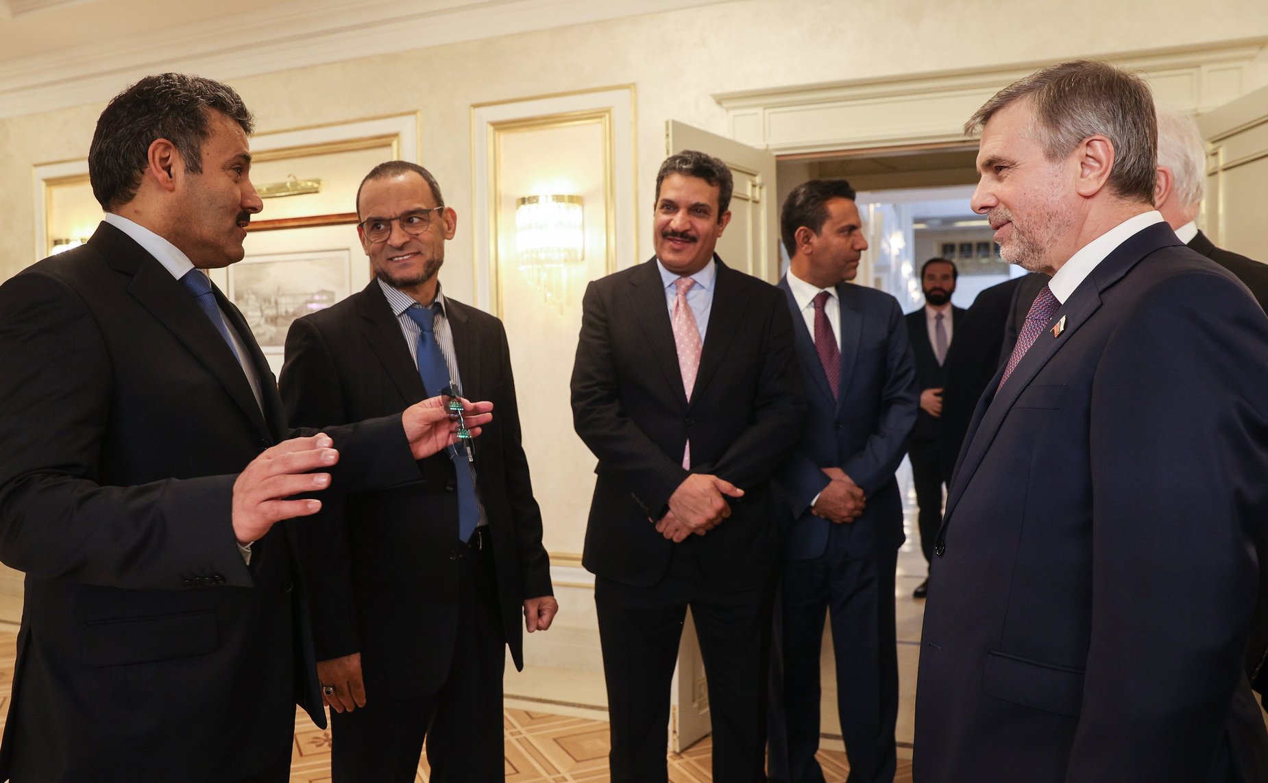 Встреча руководителя группы по сотрудничеству СФ с Консультативным советом Королевства Саудовская Аравия Белана Хамчиева с Чрезвычайным и Полномочным Послом Королевства Саудовская Аравия в Йеменской Республике