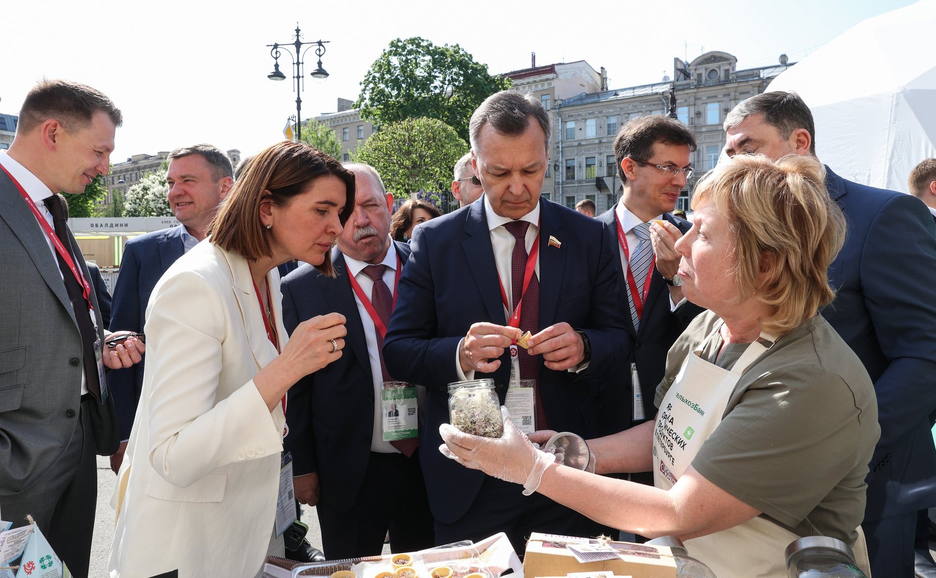 Открытие ярмарки Российской экологической продукции в рамках X Невского международного экологического конгресса