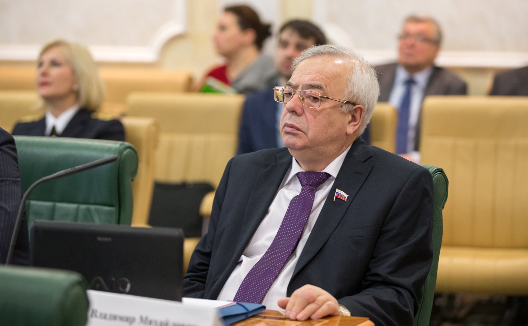 В. Бочков на парламентских слушаниях в СФ на тему «Место и роль отраслевых учреждений высшего профессионального образования в современной системе образования России»