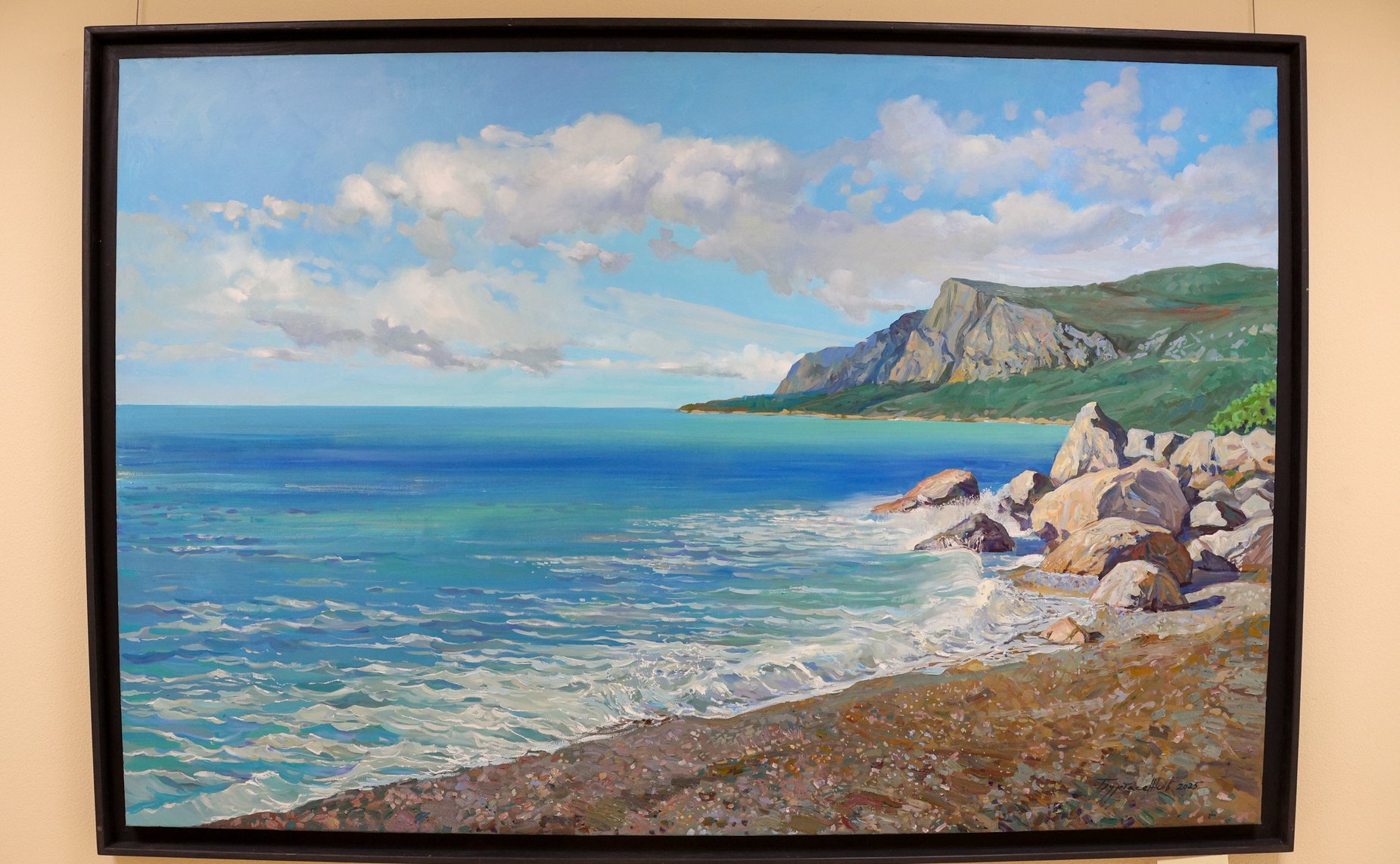 Церемония открытия выставки живописи А. Буртасенкова «Под Русским небом Крыма»