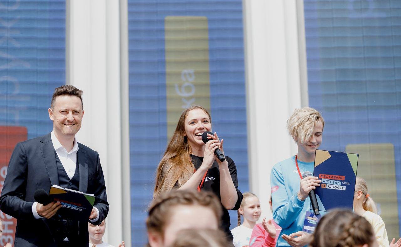 Ольга Хохлова приняла участие в Фестивале детства и юности «Большая перемена» на ВДНХ