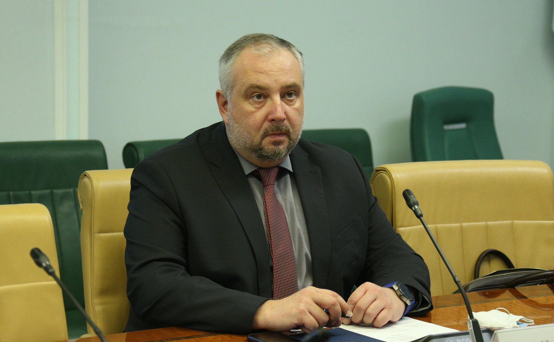 Встреча первого заместителя председателя Комитета СФ по международным делам Владимира Джабарова с депутатом Кнессета Государства Израиль, руководителем группы дружбы «Израиль-Россия» Владимиром Белиаком