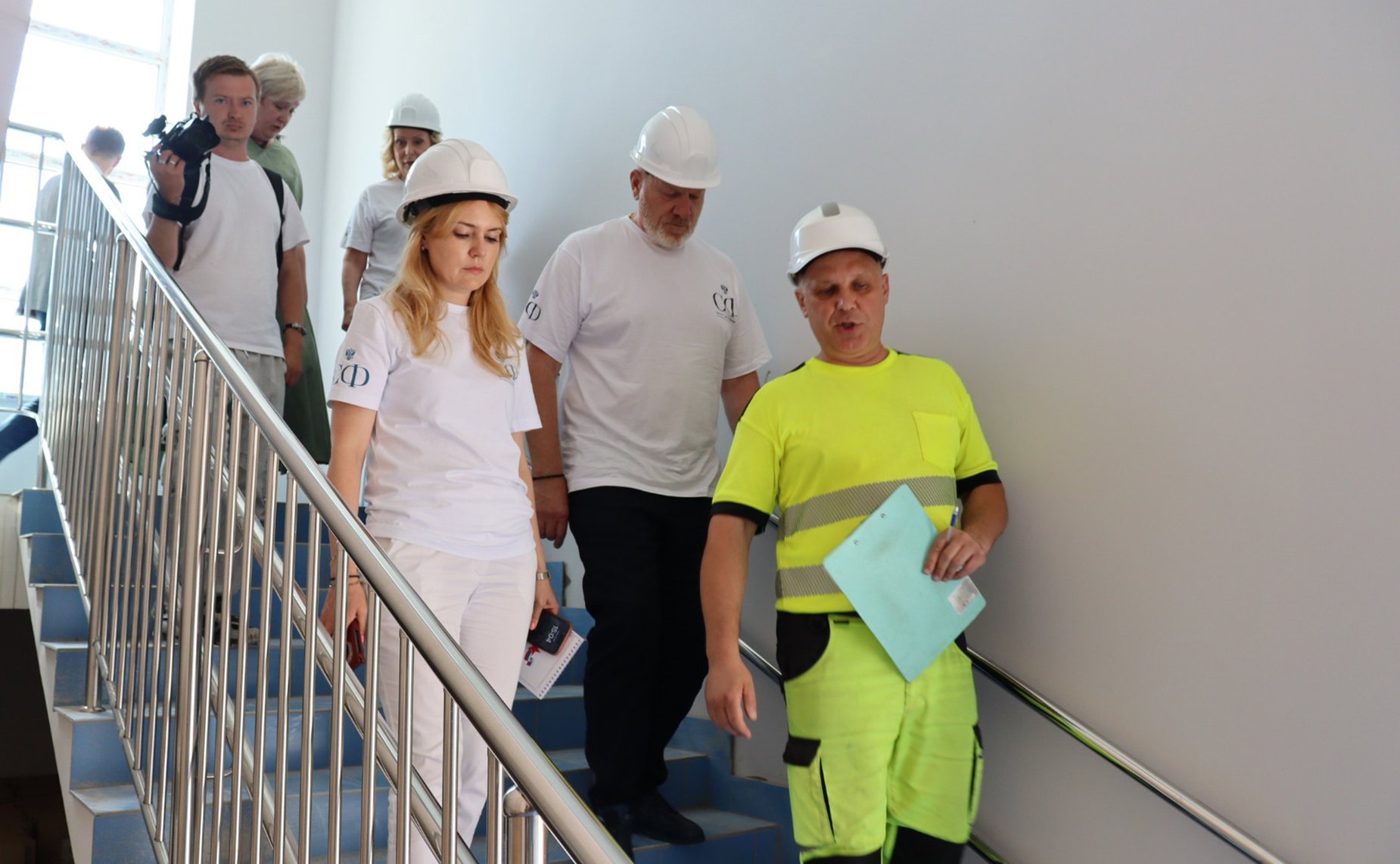 Сенаторы посетили строящейся лечебно-диагностический корпус Костромской областной детской больницы